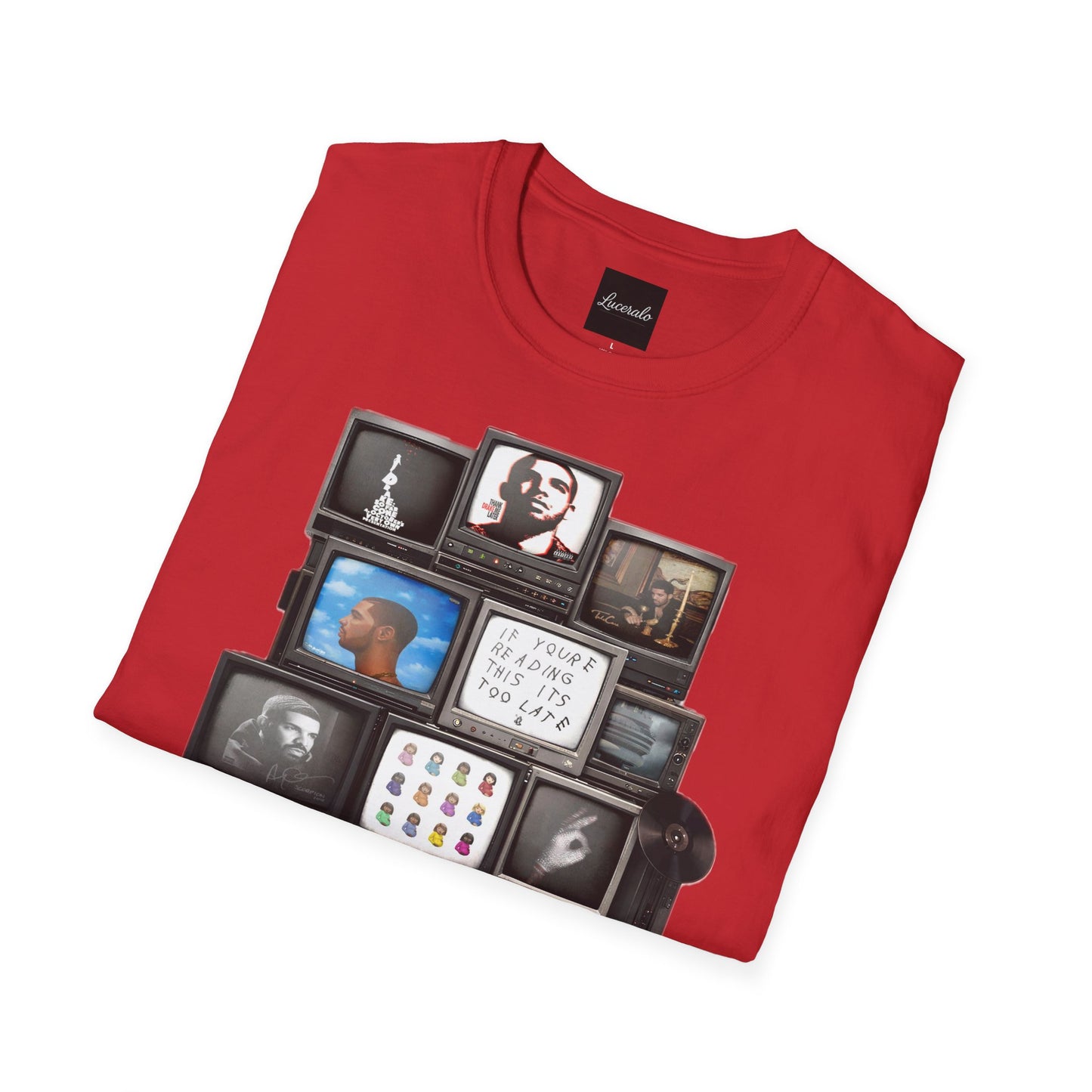 Drake Retro TV Stack Collage T-Shirt