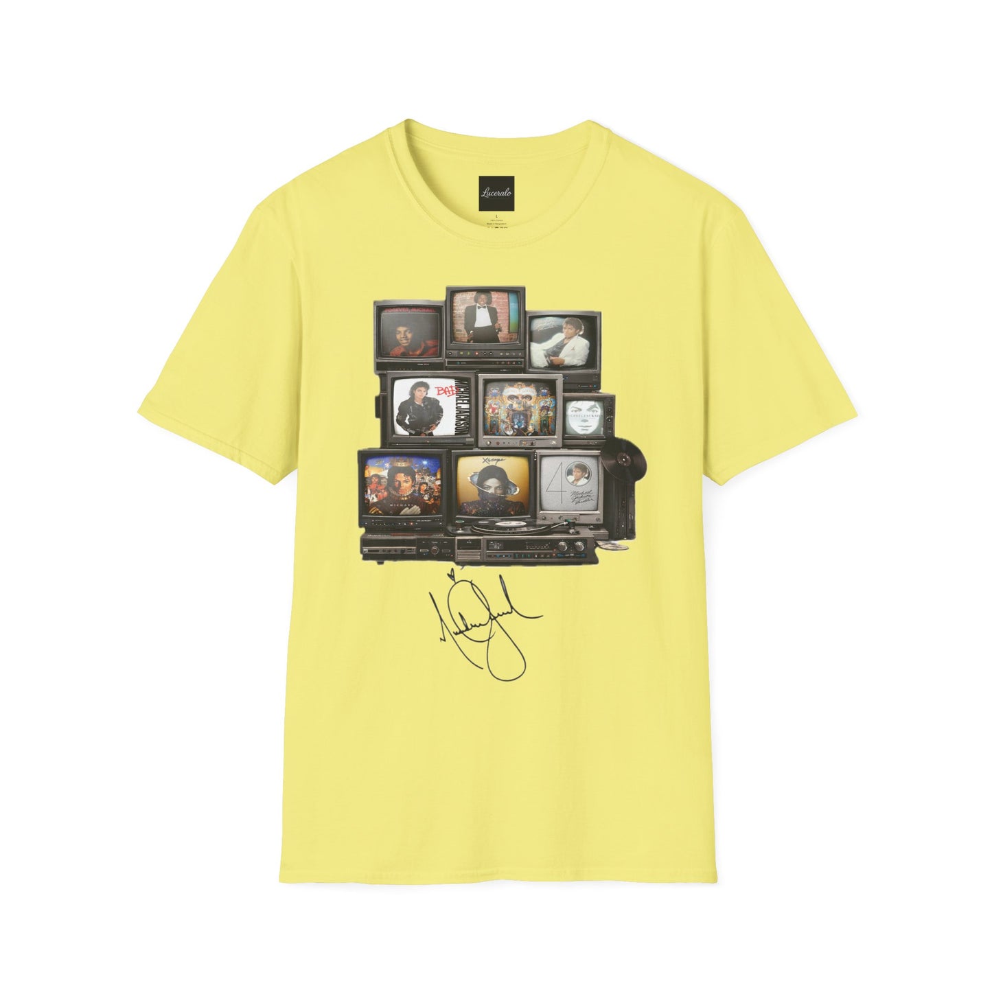 Michael Jackson Retro TV Collage T-Shirt