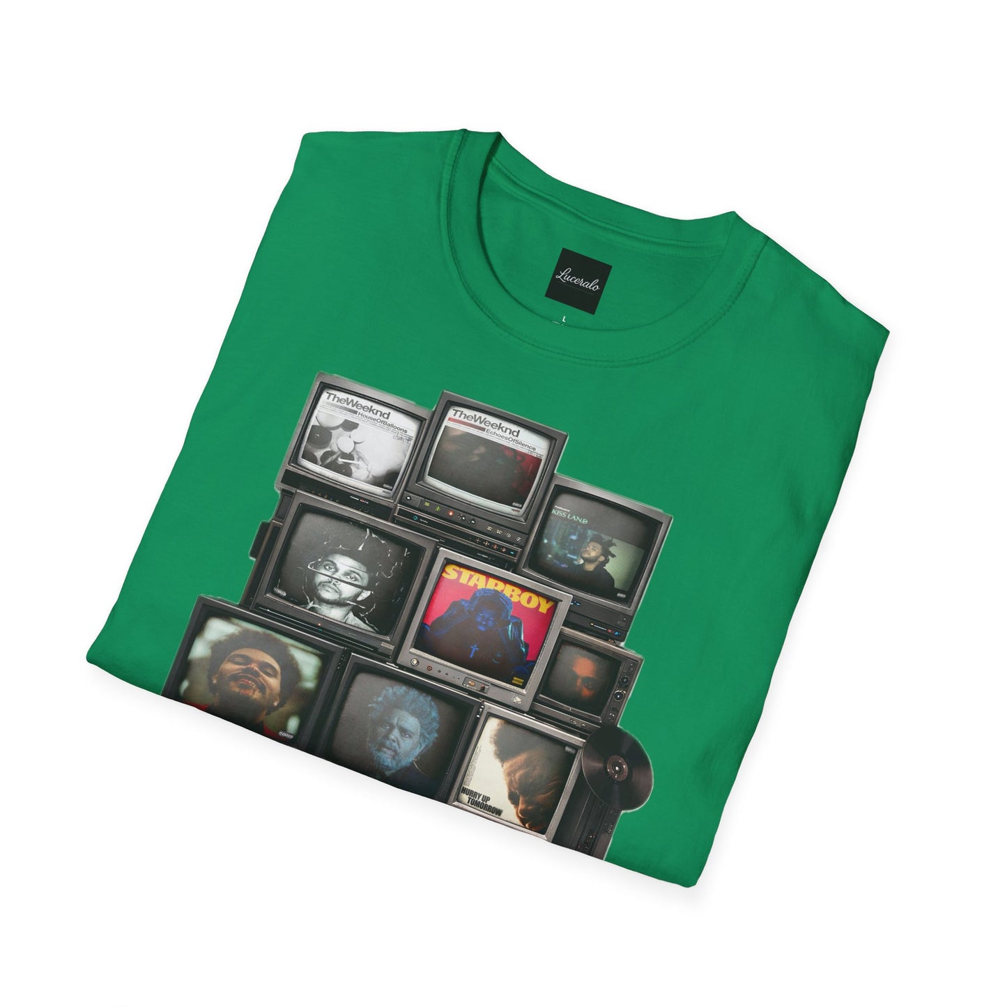 Abel Retro TV Stack Collage T-Shirt