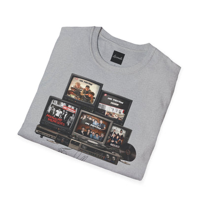 One Direction Retro TV Stack Collage T-Shirt