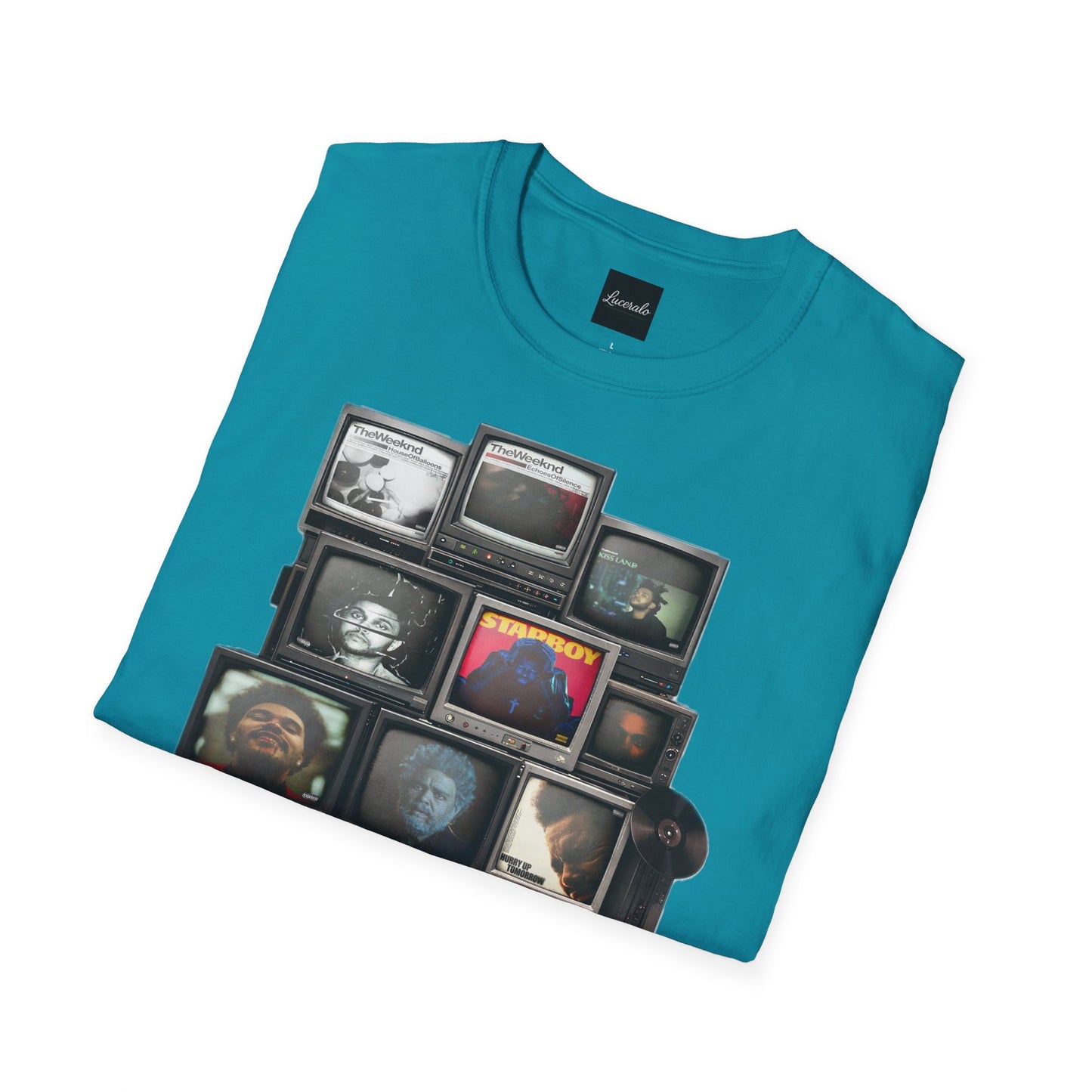 Abel Retro TV Stack Collage T-Shirt