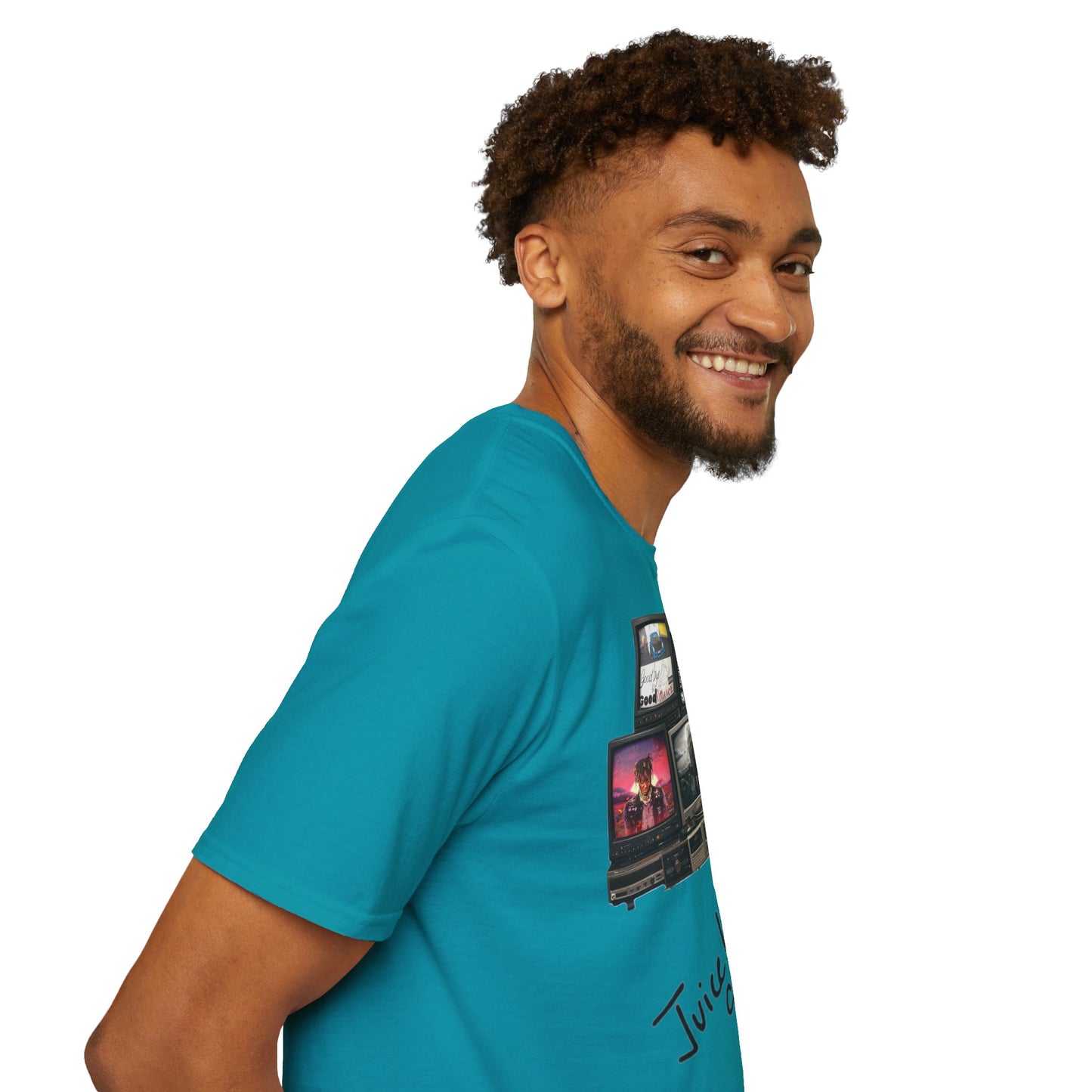 Juice Wrld Retro TV Stack Collage T-Shirt