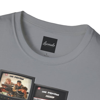 One Direction Retro TV Stack Collage T-Shirt
