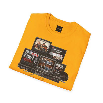 One Direction Retro TV Stack Collage T-Shirt