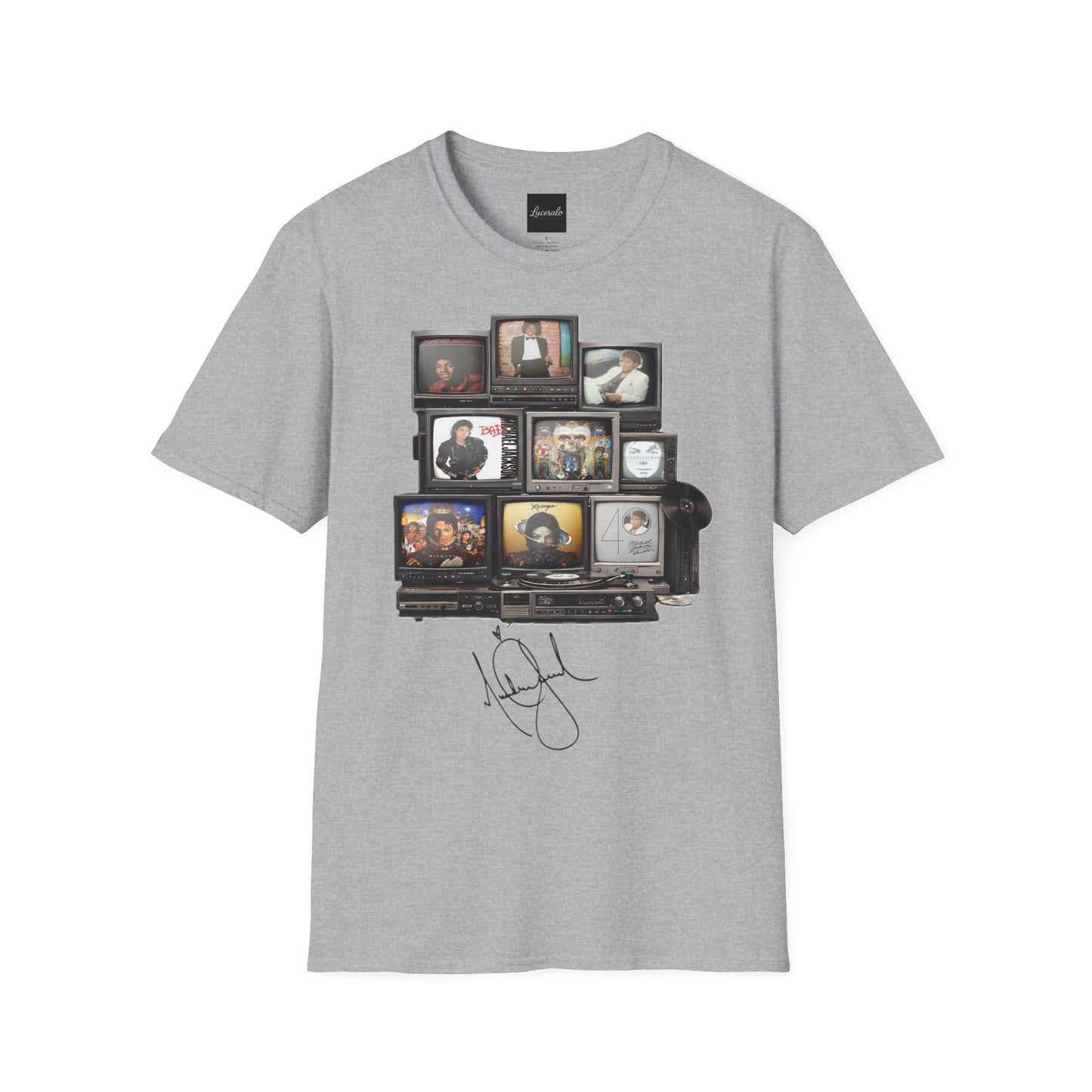Michael Jackson Retro TV Collage T-Shirt
