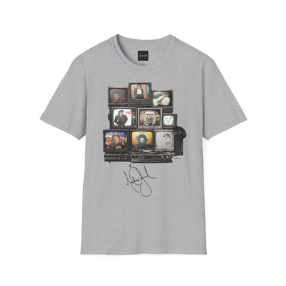 Michael Jackson Retro TV Collage T-Shirt