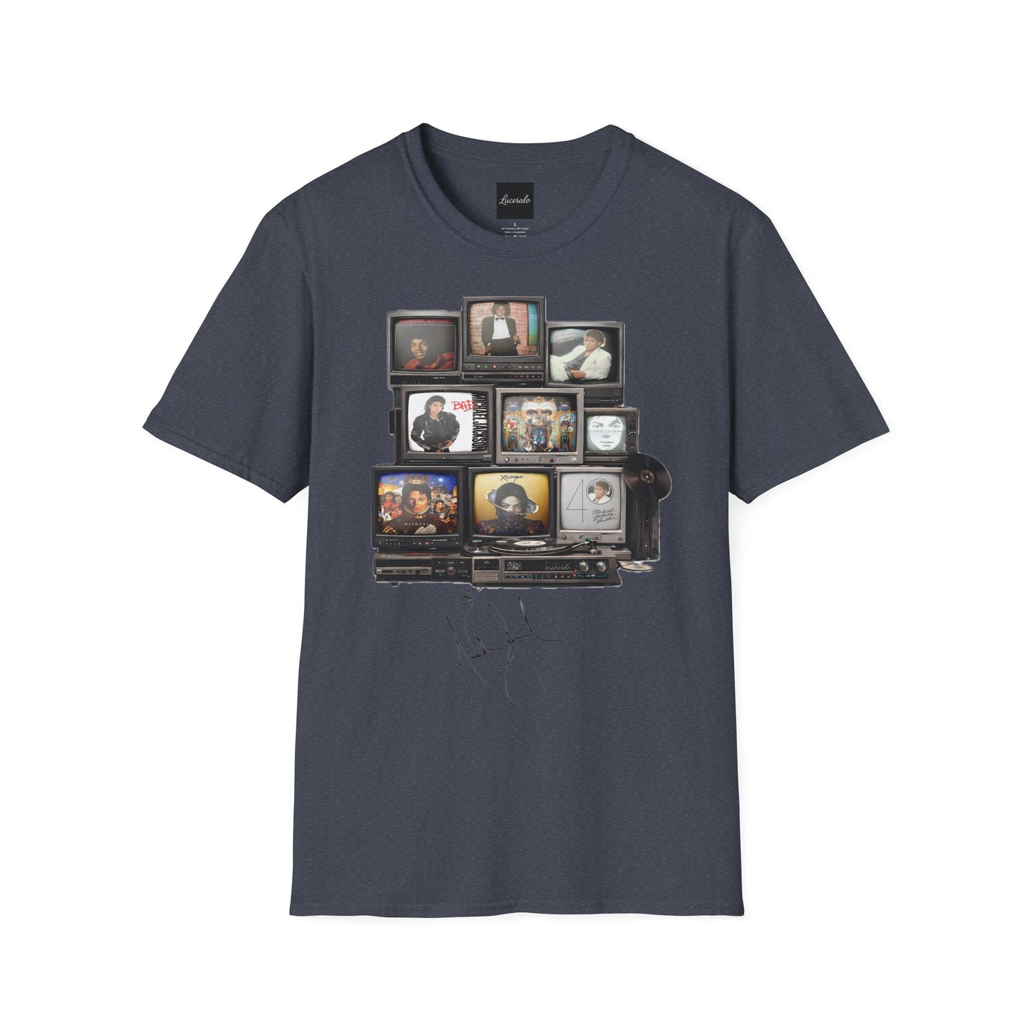 Michael Jackson Retro TV Collage T-Shirt