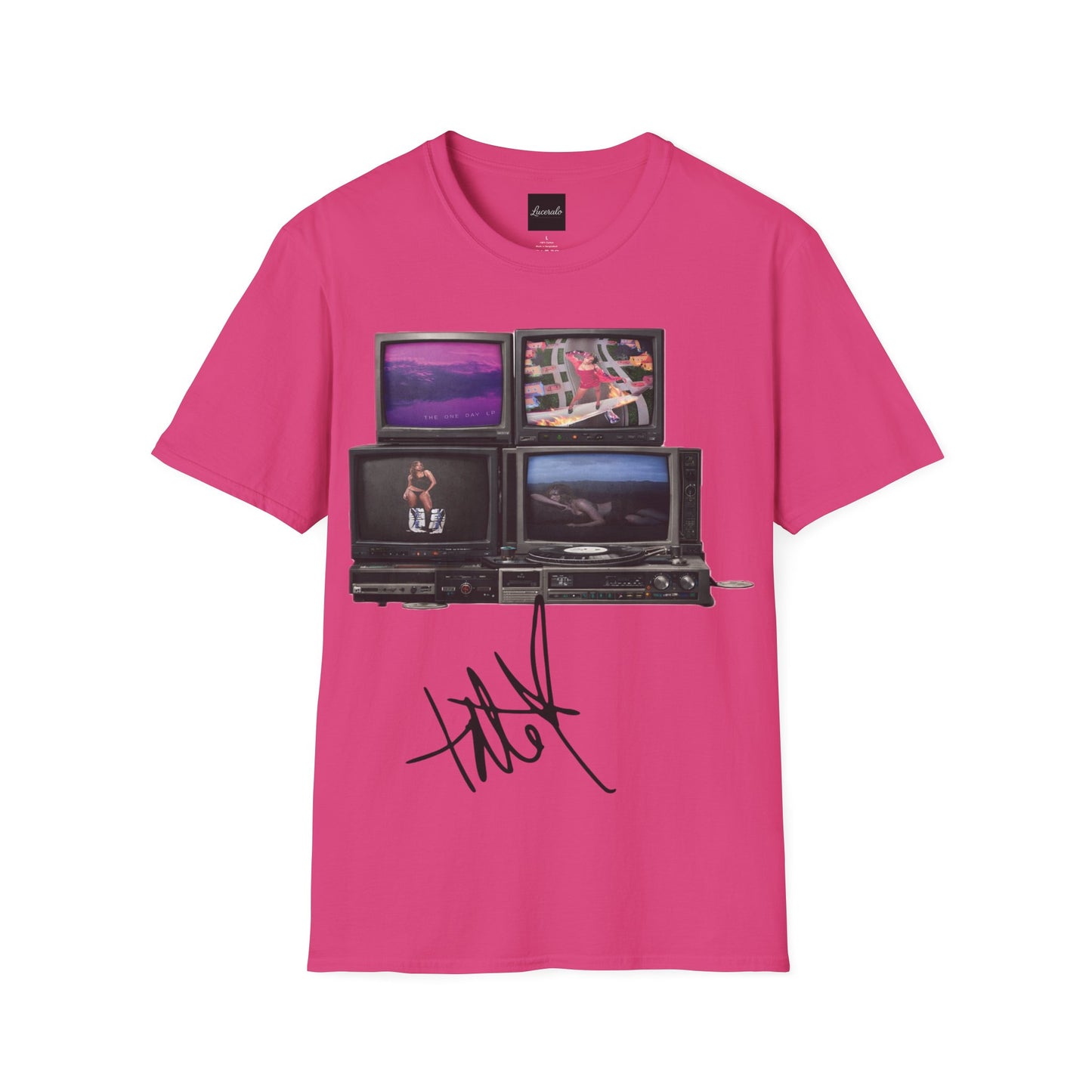 Tate Mcrae Retro TV Stack Collage T-Shirt