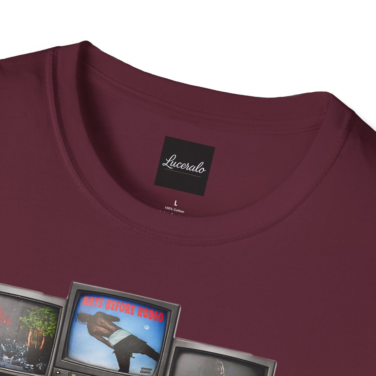 Travis Scott Retro TV Stack Collage T-Shirt