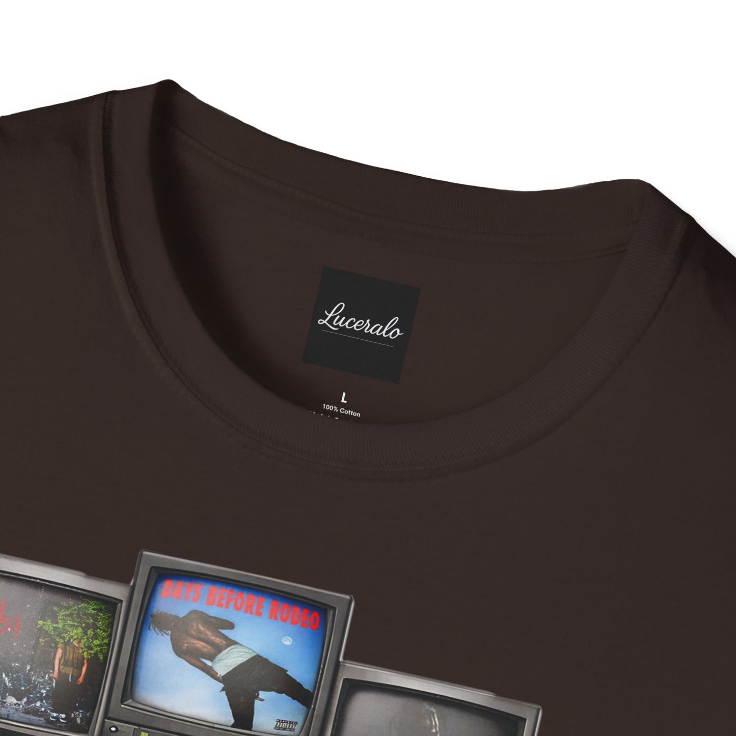 Travis Scott Retro TV Stack Collage T-Shirt