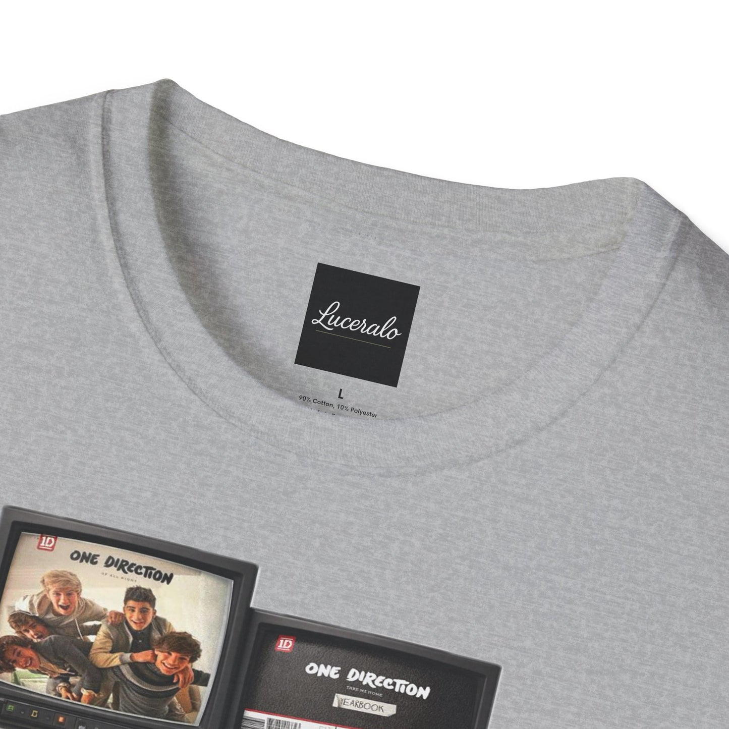 One Direction Retro TV Stack Collage T-Shirt