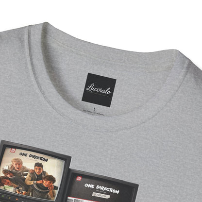One Direction Retro TV Stack Collage T-Shirt