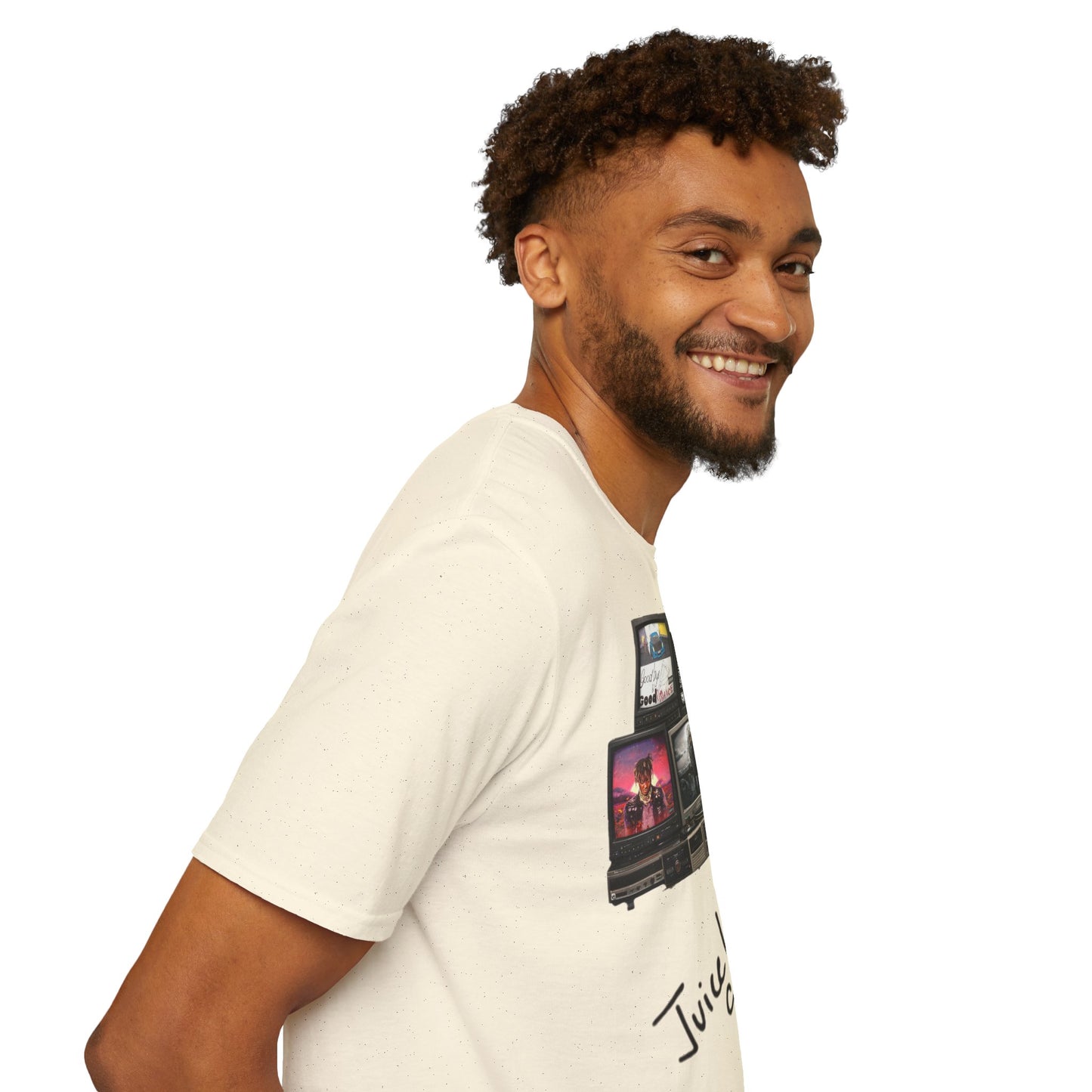 Juice Wrld Retro TV Stack Collage T-Shirt