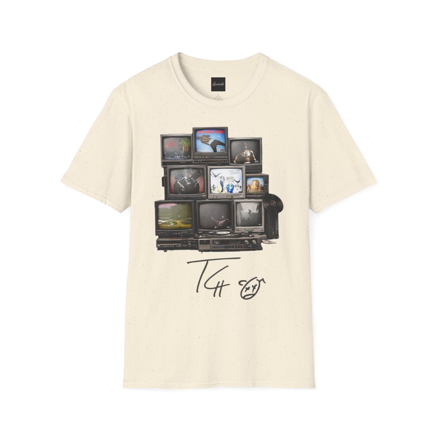 Travis Scott Retro TV Stack Collage T-Shirt