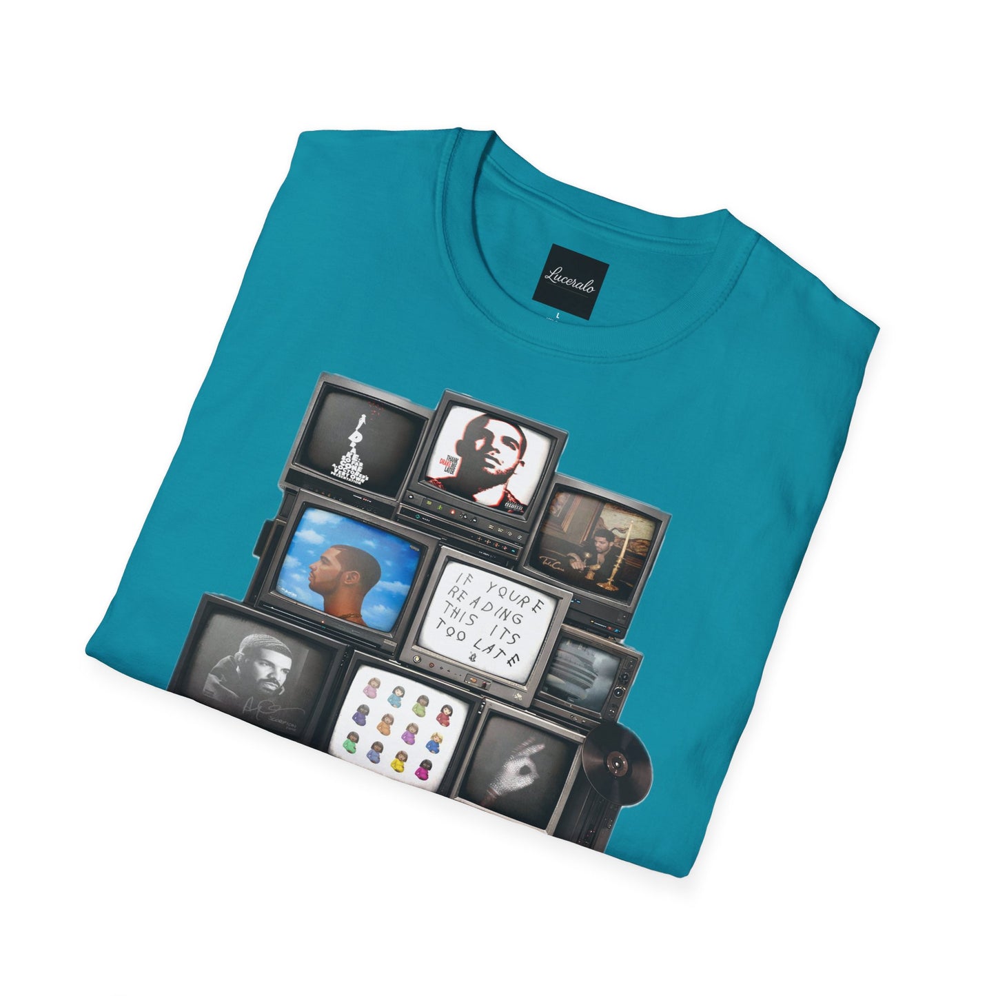 Drake Retro TV Stack Collage T-Shirt