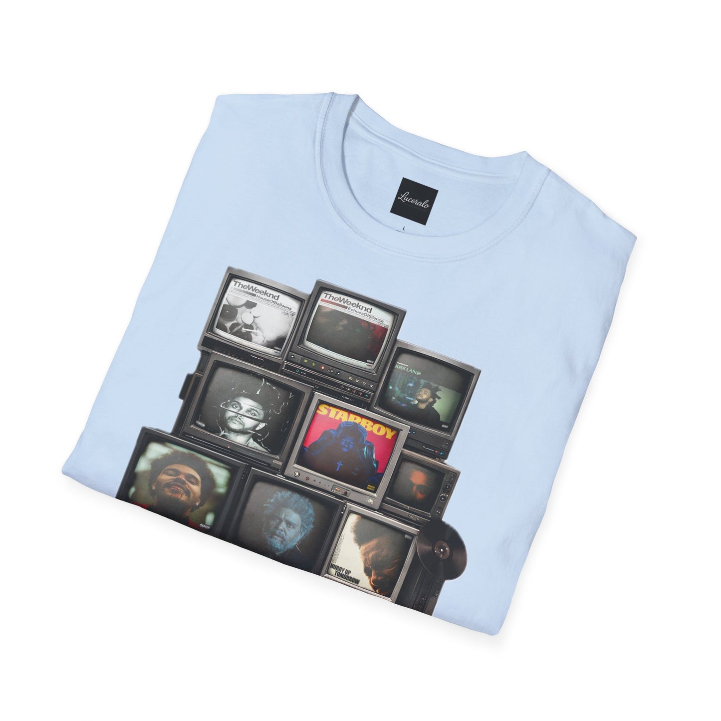 Abel Retro TV Stack Collage T-Shirt