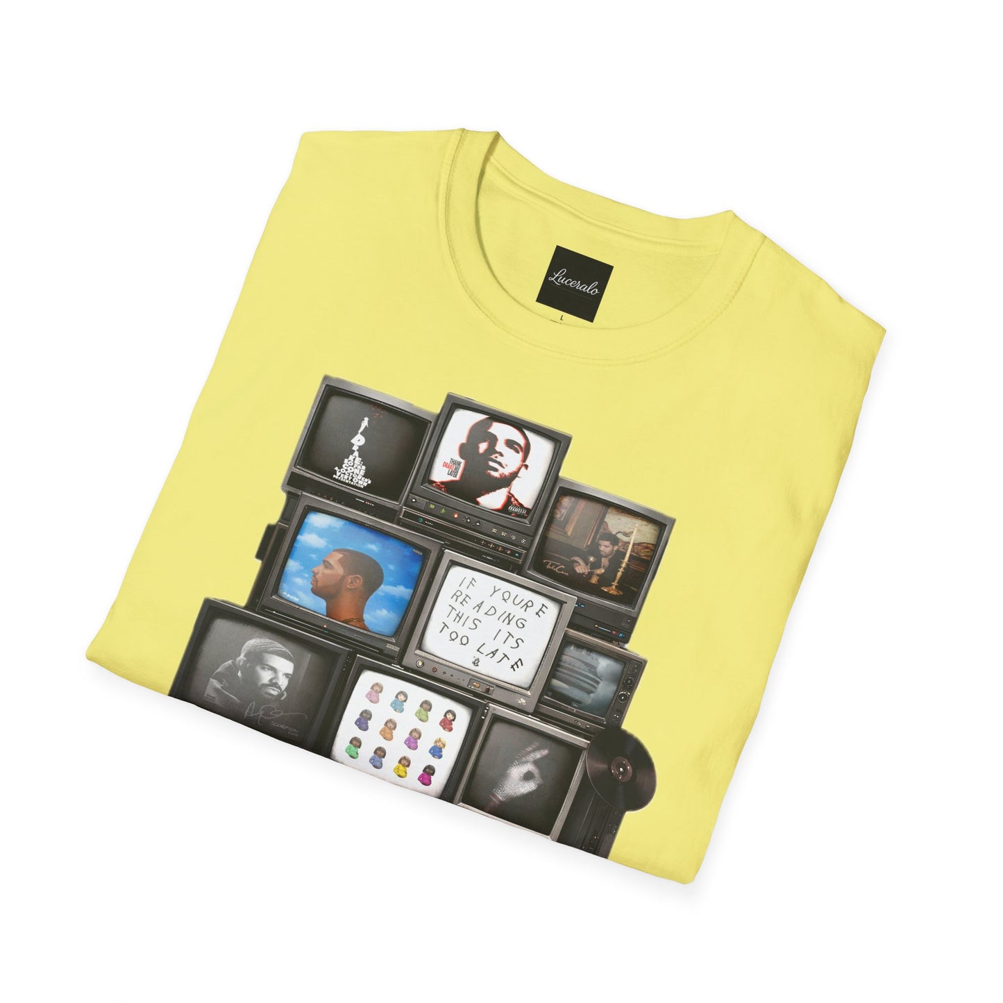 Drake Retro TV Stack Collage T-Shirt