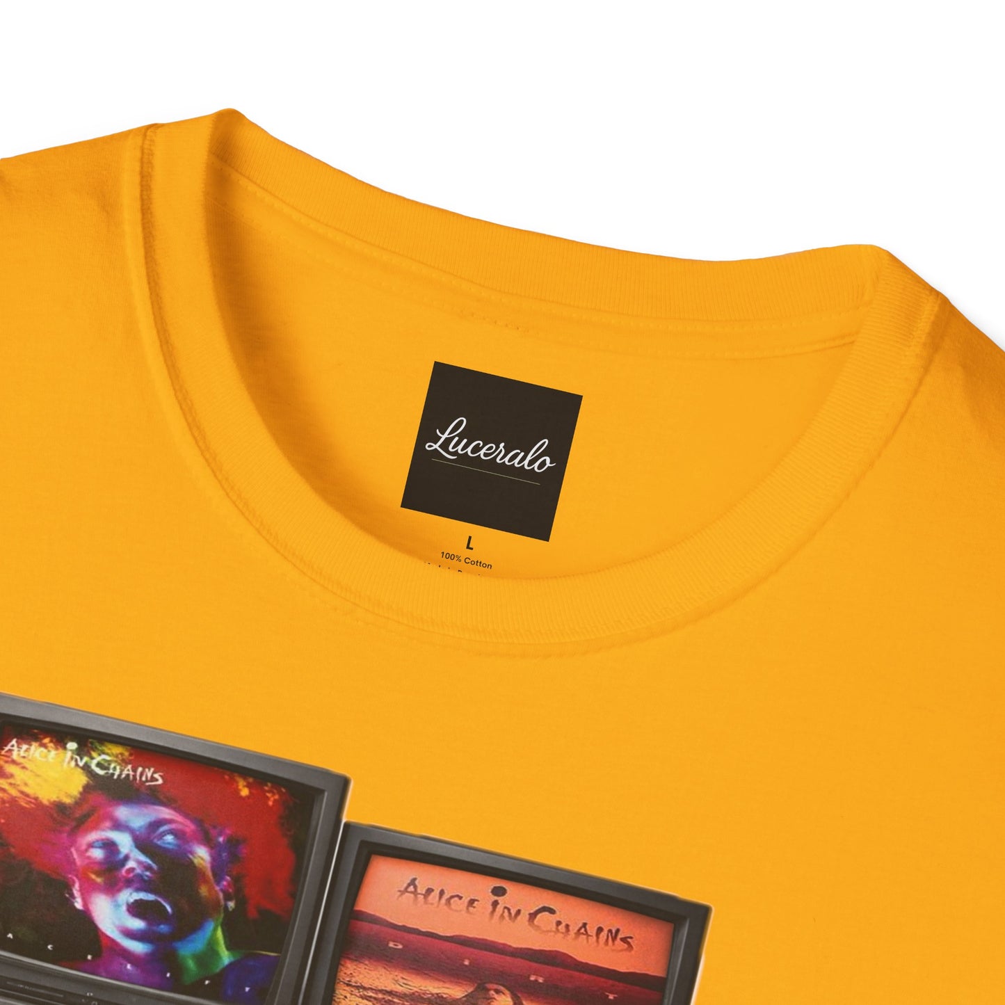 Alice in Chains Retro TV Stack Collage T-Shirt