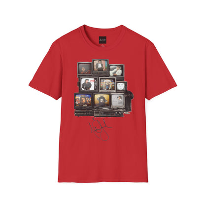 Michael Jackson Retro TV Collage T-Shirt