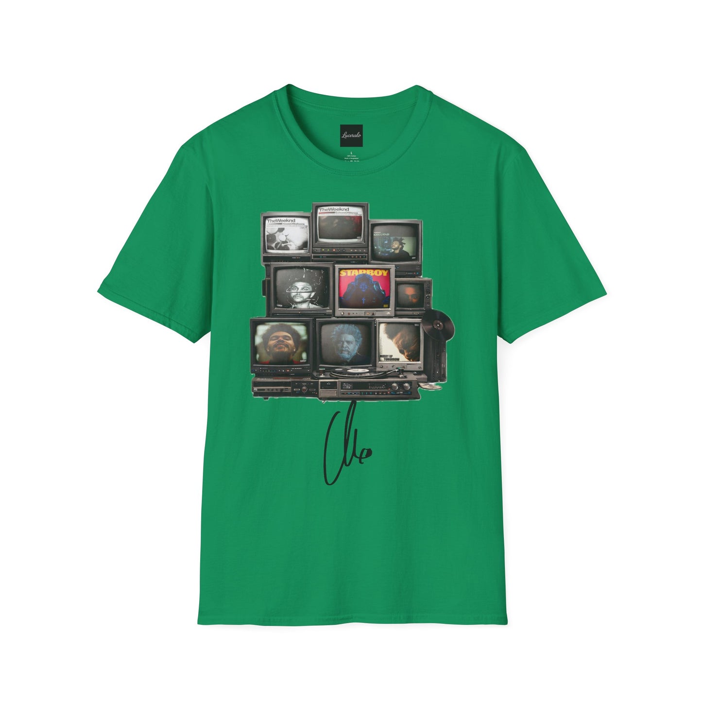 Abel Retro TV Stack Collage T-Shirt