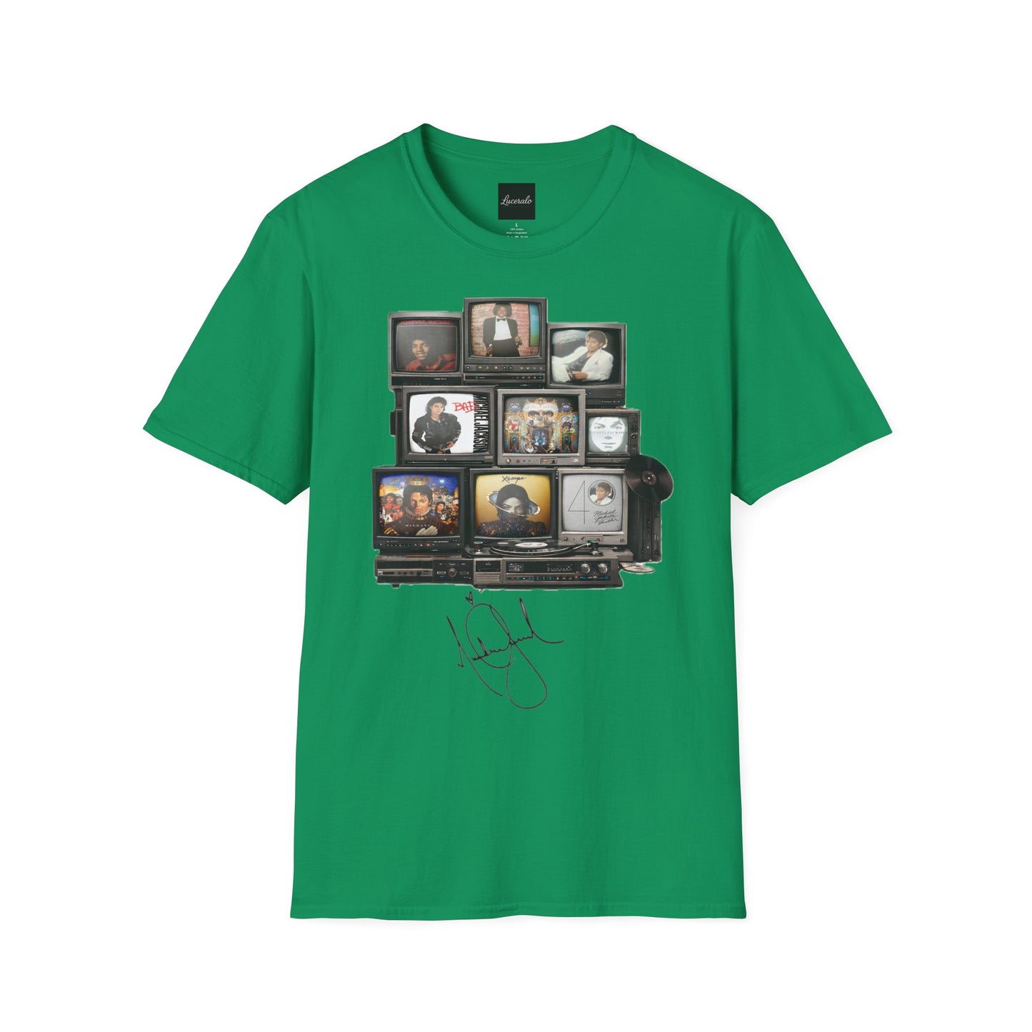 Michael Jackson Retro TV Collage T-Shirt