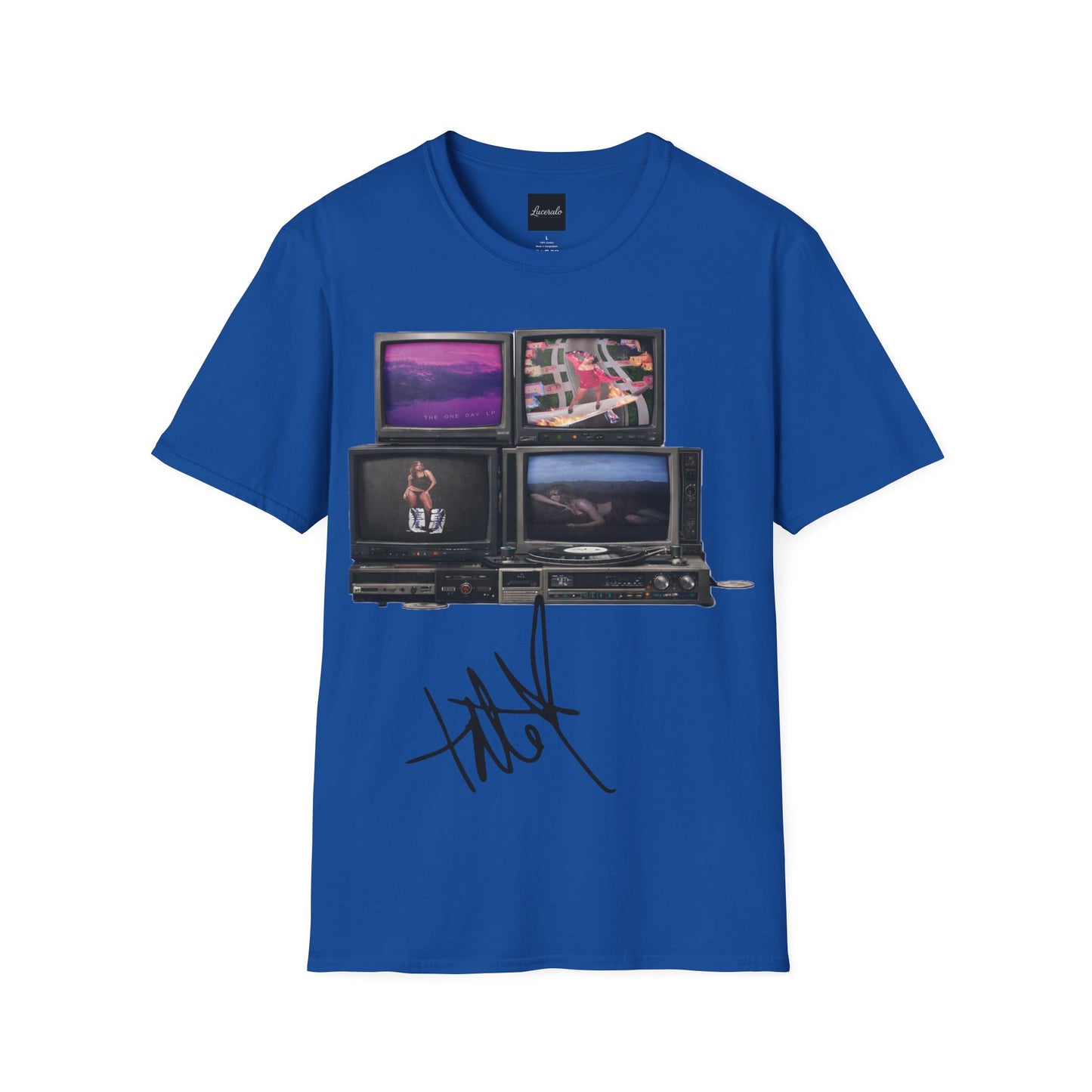 Tate Mcrae Retro TV Stack Collage T-Shirt