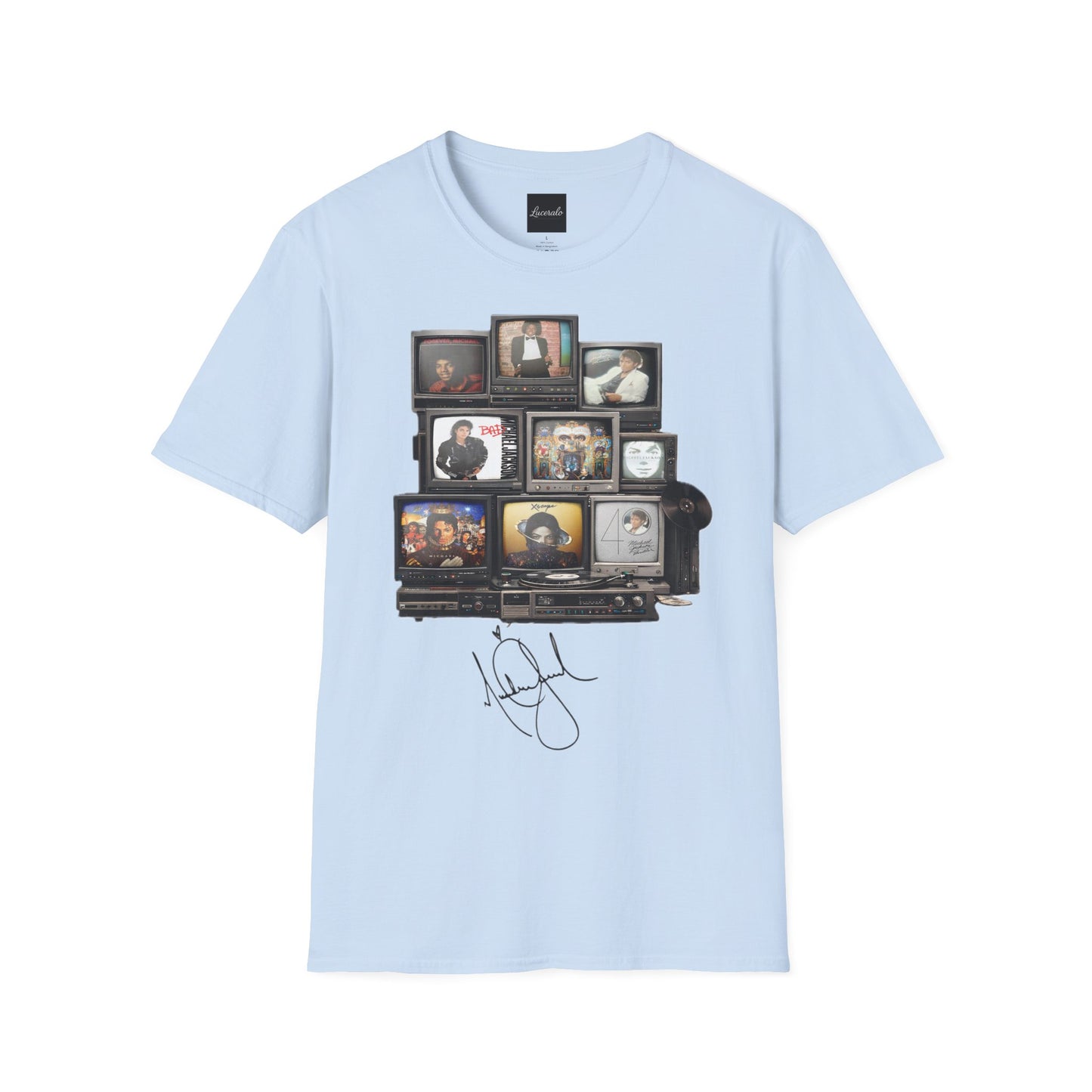 Michael Jackson Retro TV Collage T-Shirt