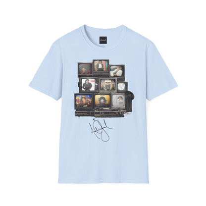 Michael Jackson Retro TV Collage T-Shirt