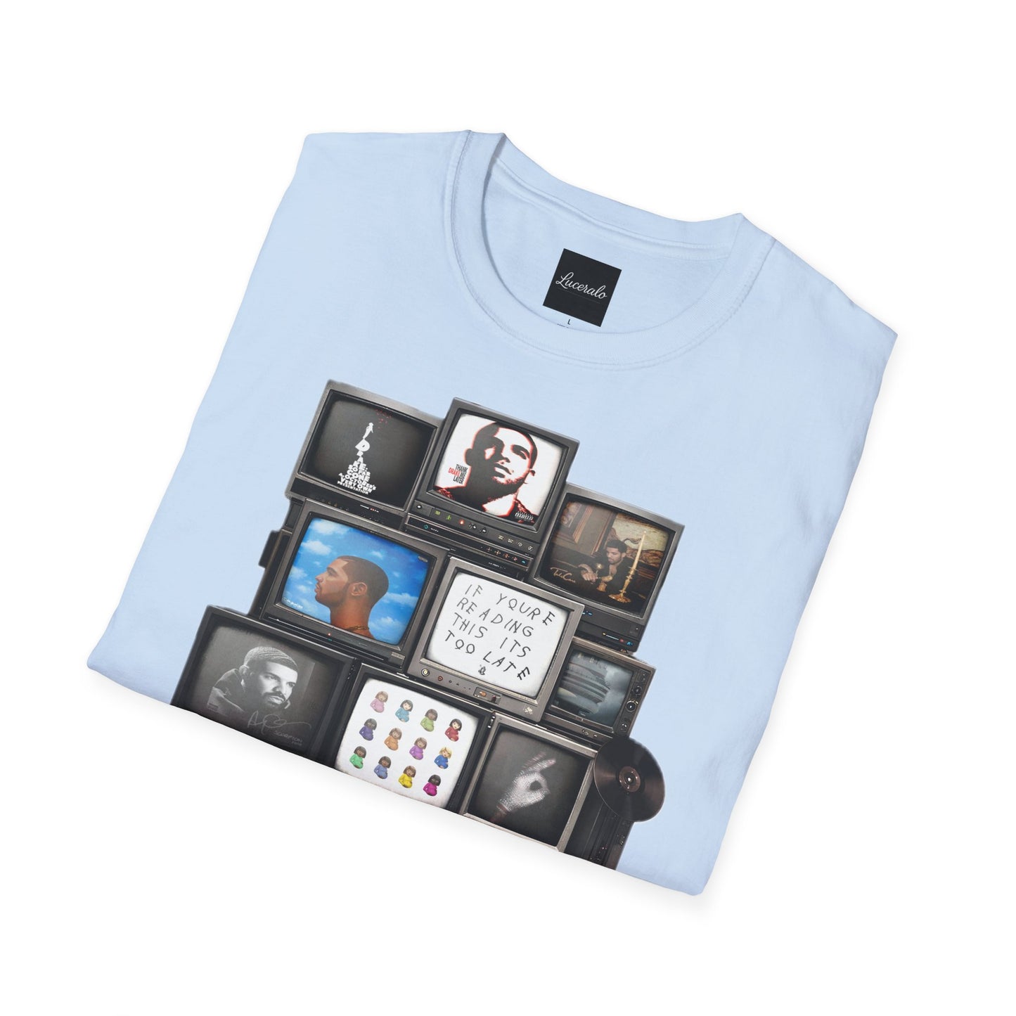 Drake Retro TV Stack Collage T-Shirt