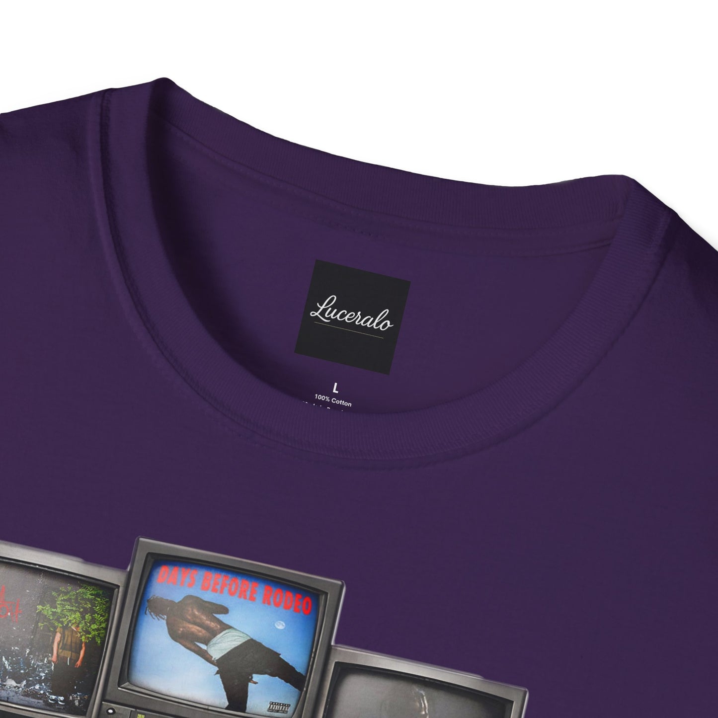 Travis Scott Retro TV Stack Collage T-Shirt