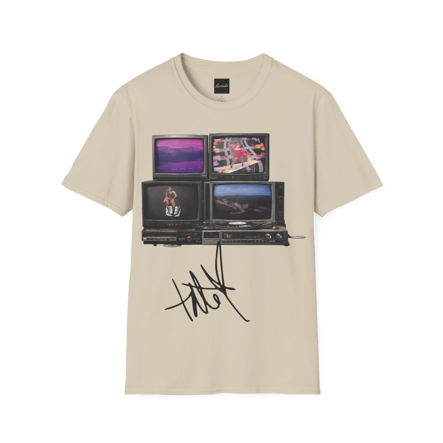 Tate Mcrae Retro TV Stack Collage T-Shirt