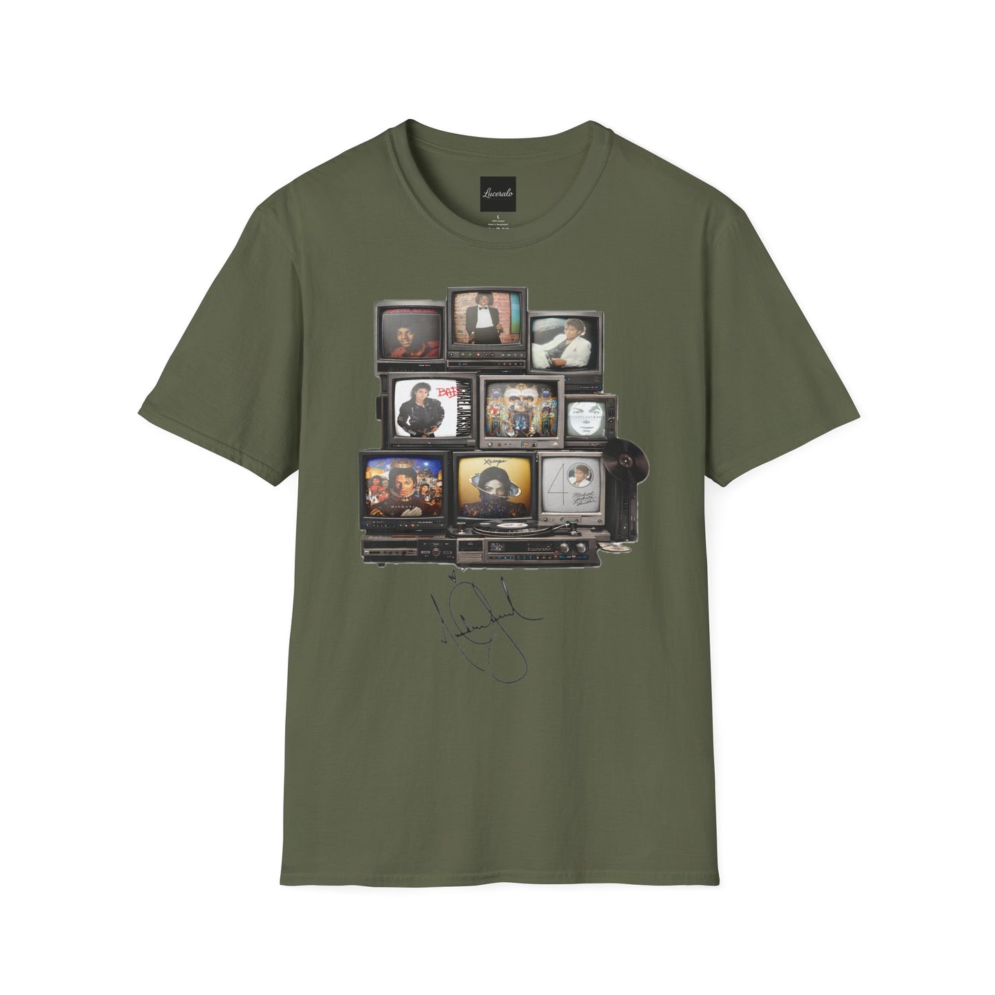 Michael Jackson Retro TV Collage T-Shirt