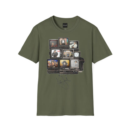 Michael Jackson Retro TV Collage T-Shirt