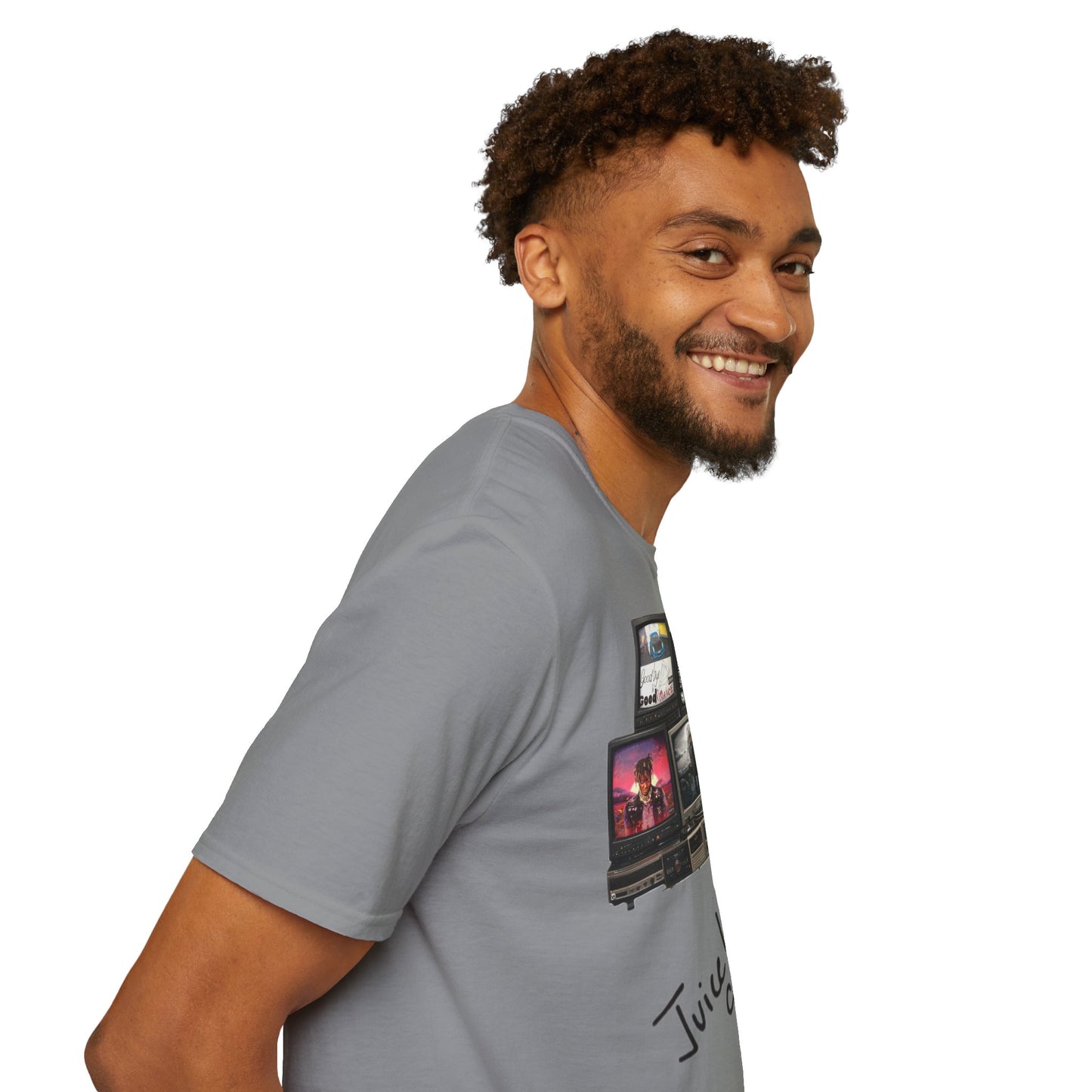 Juice Wrld Retro TV Stack Collage T-Shirt