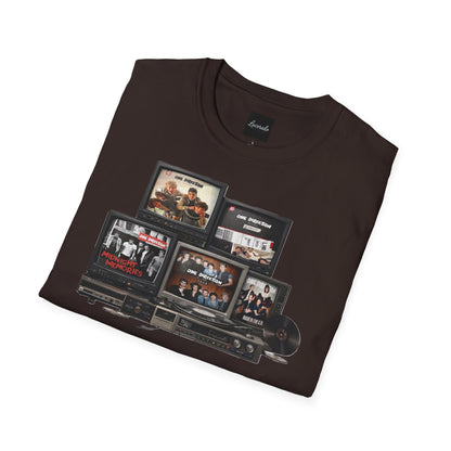 One Direction Retro TV Stack Collage T-Shirt