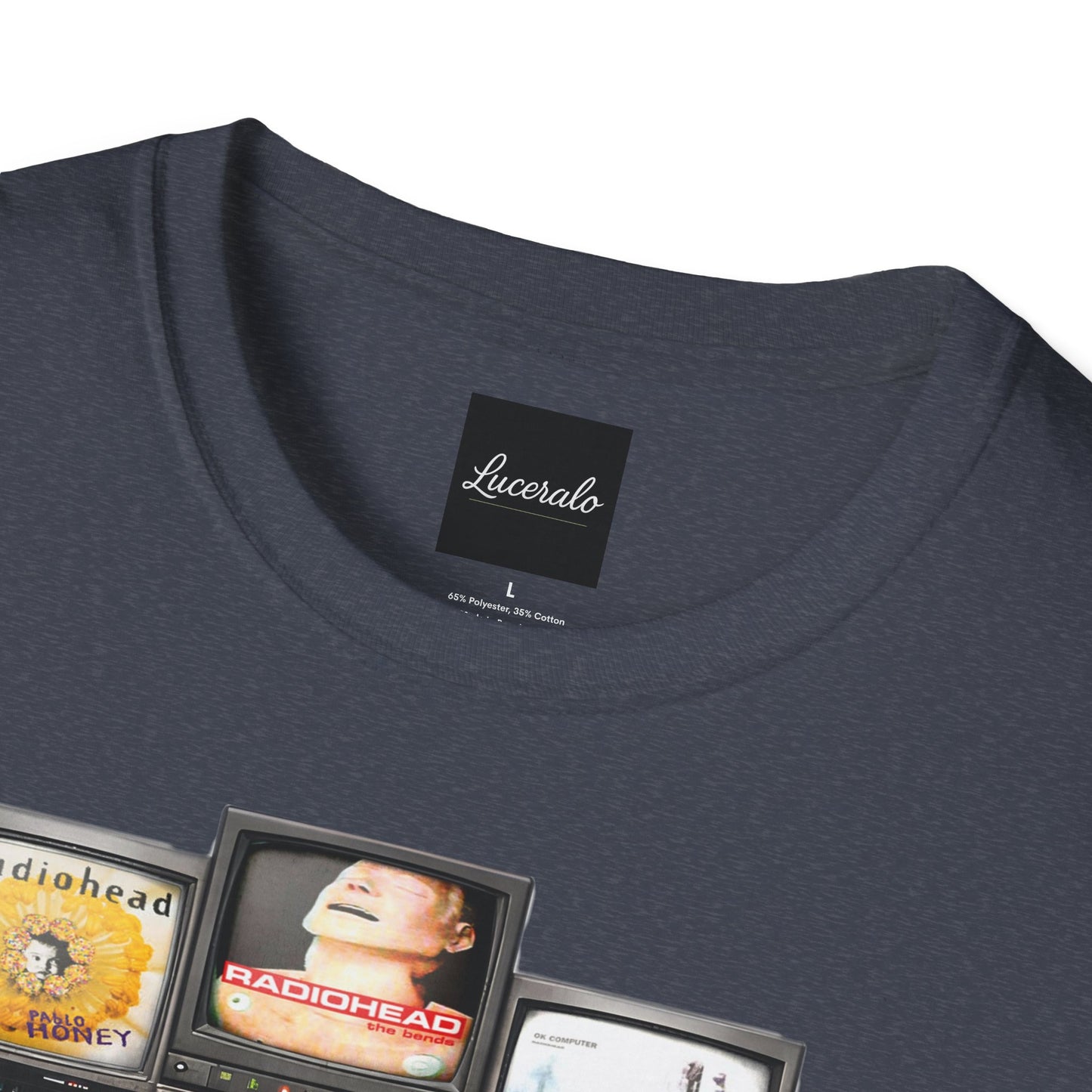 Radiohead Retro TV Stack Collage T-Shirt
