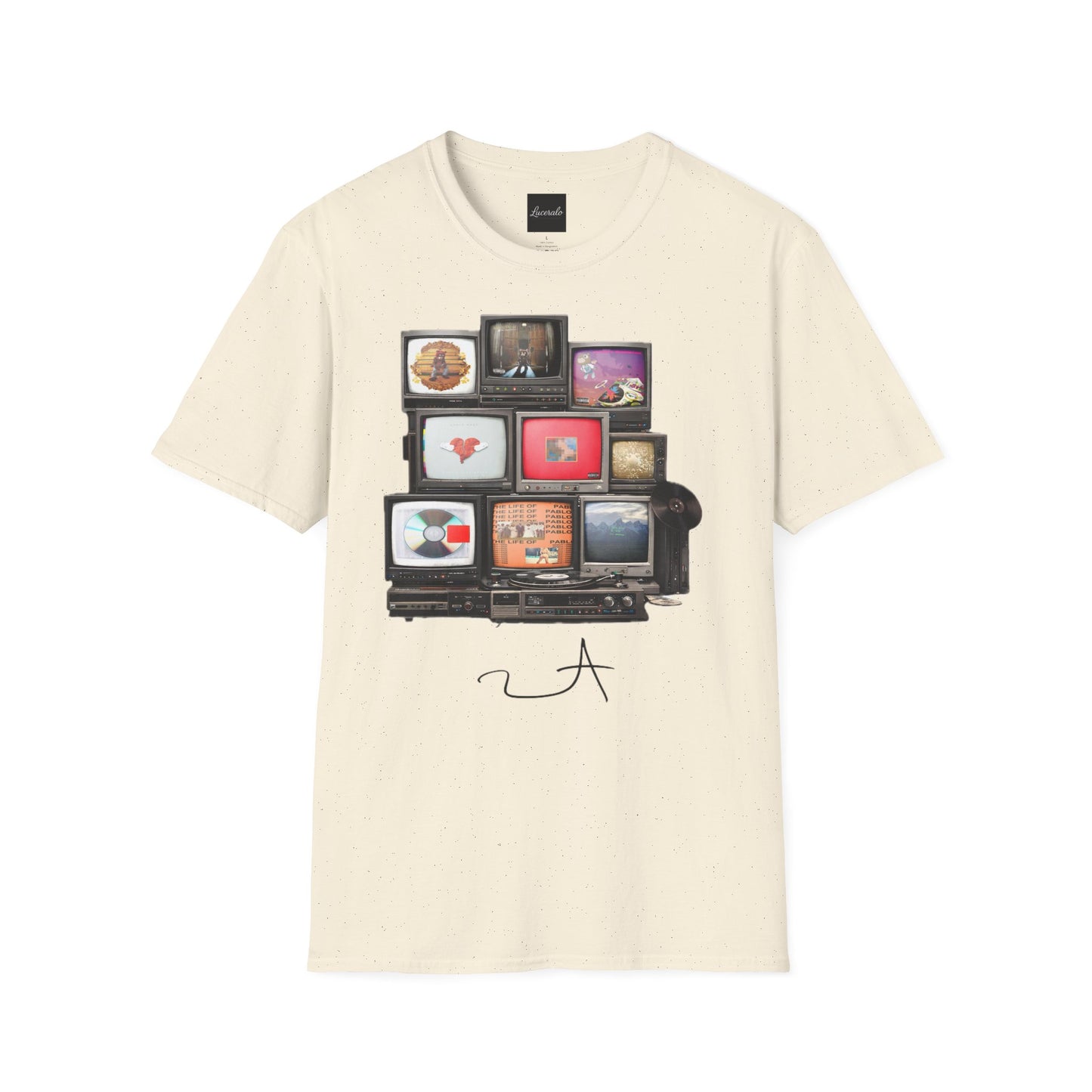 YE Retro TV Stack Collage T-Shirt