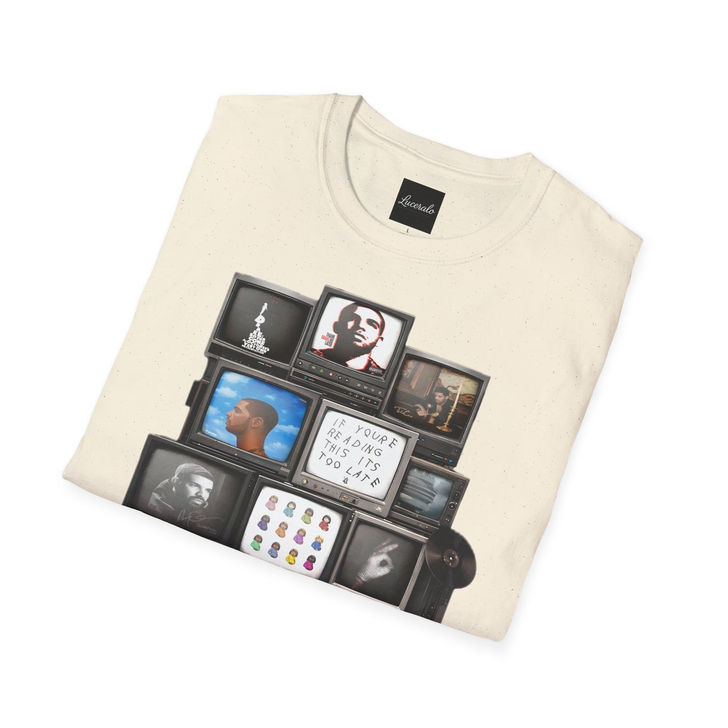 Drake Retro TV Stack Collage T-Shirt