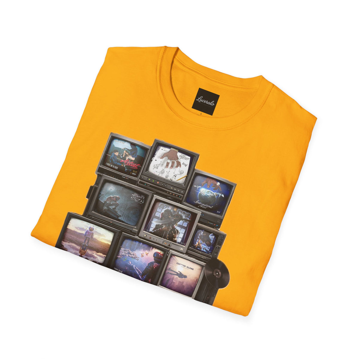 A Boogie wit da Hoodie Retro TV Stack Collage T-Shirt
