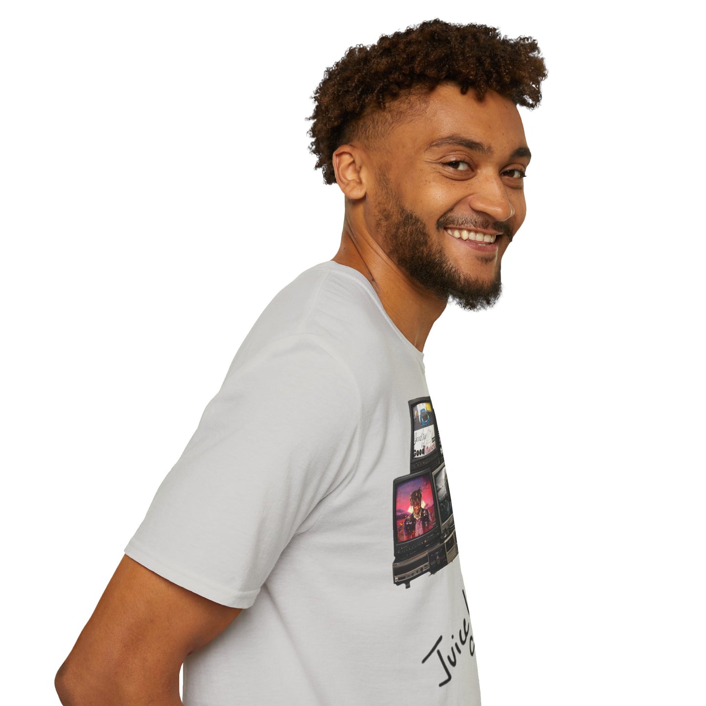 Juice Wrld Retro TV Stack Collage T-Shirt
