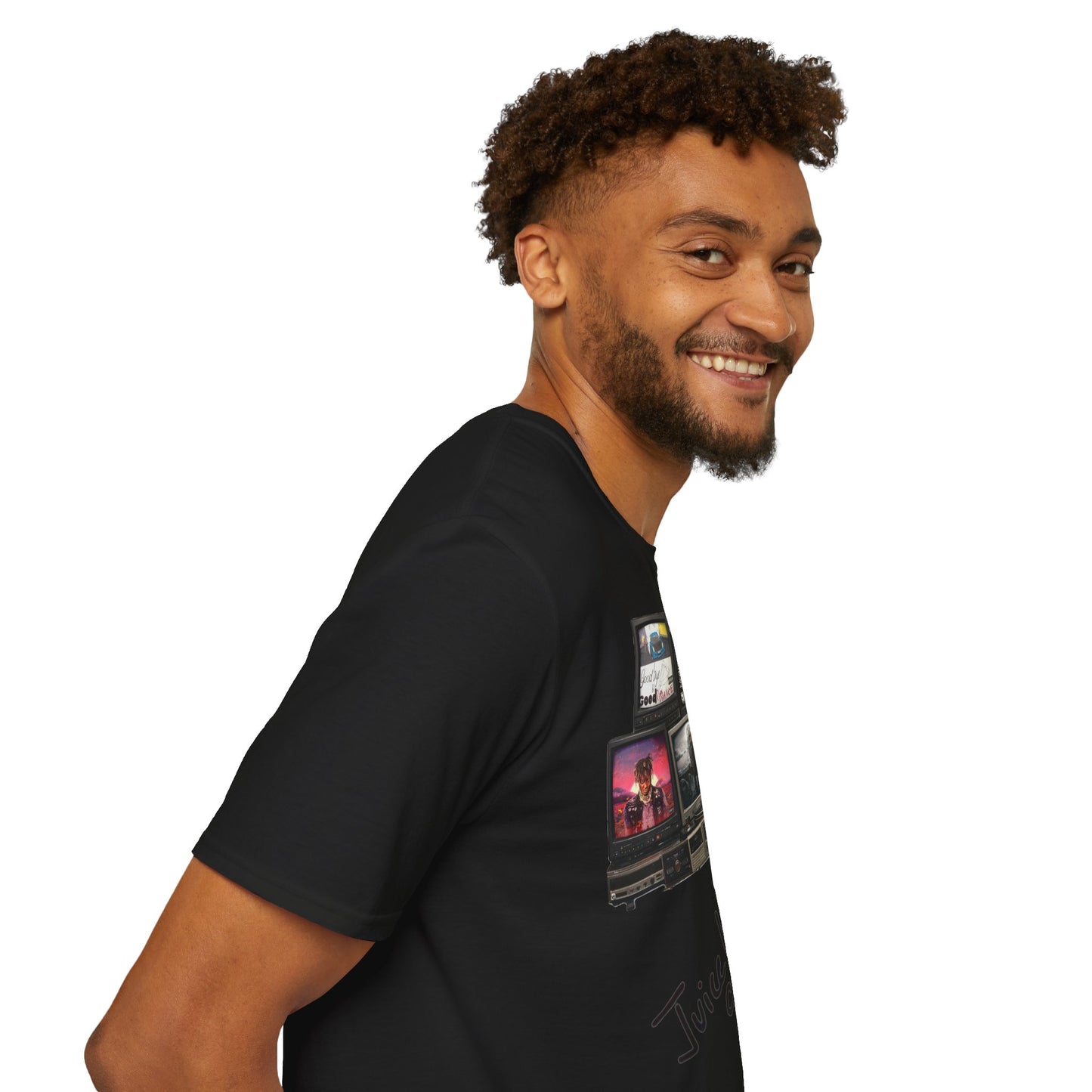 Juice Wrld Retro TV Stack Collage T-Shirt