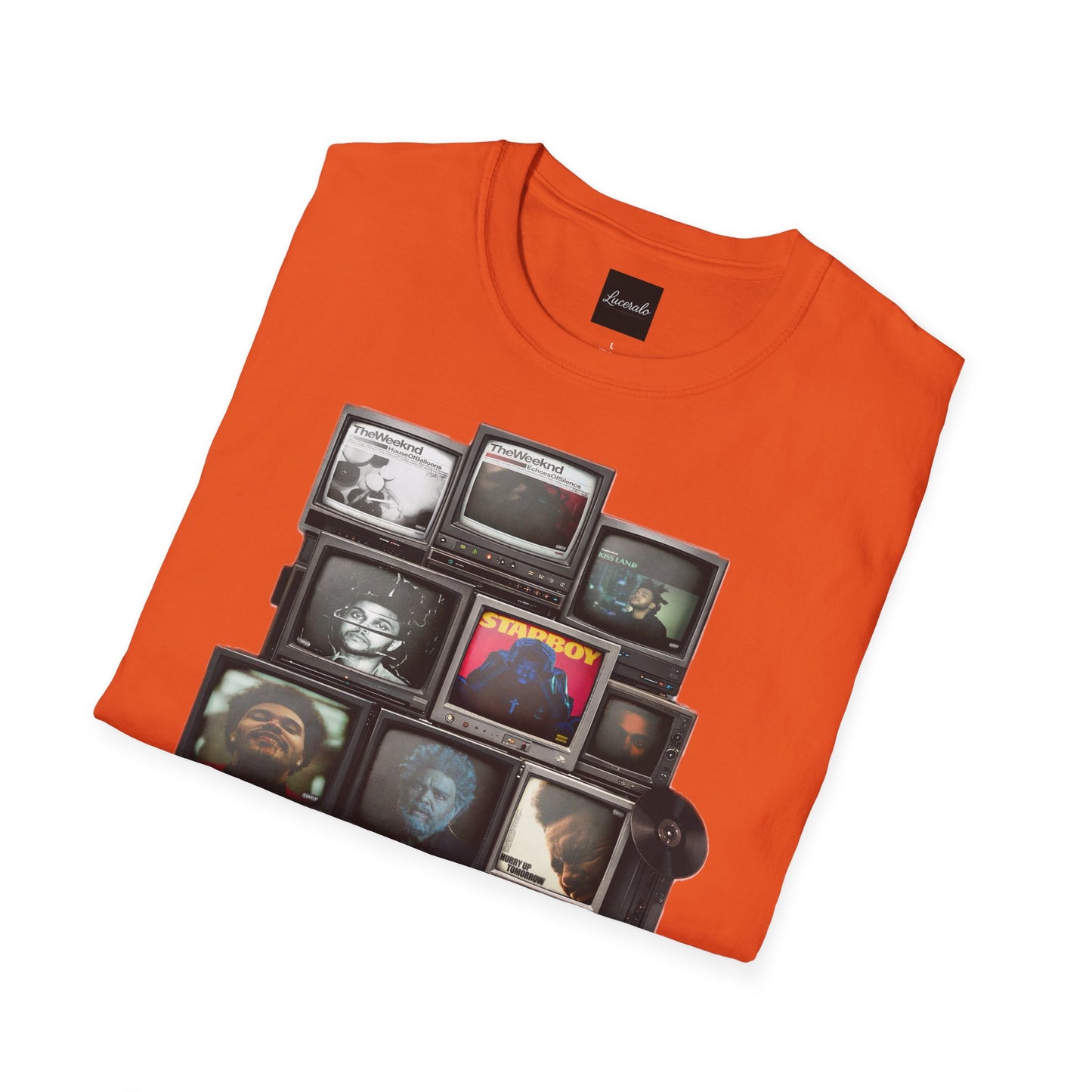 Abel Retro TV Stack Collage T-Shirt