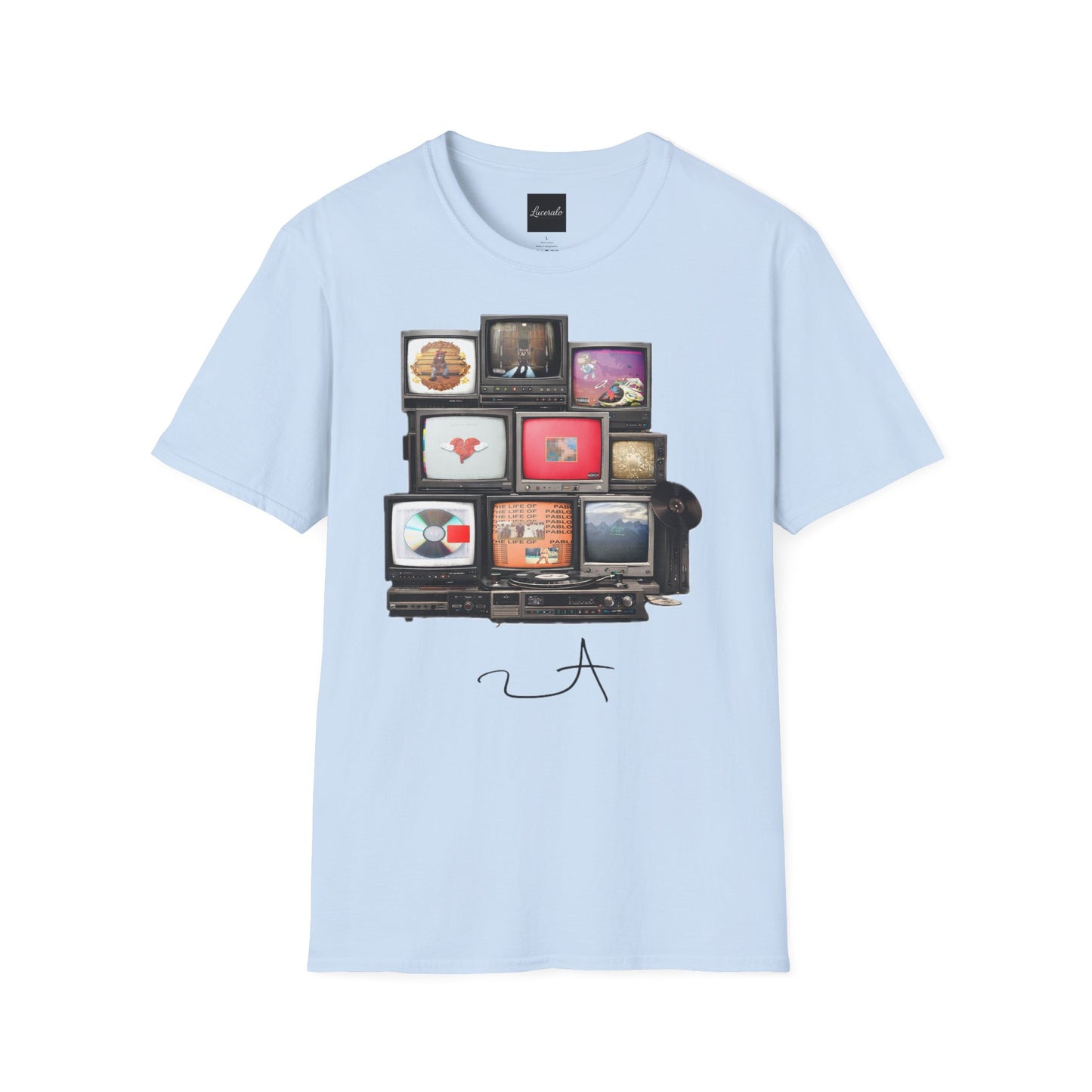 YE Retro TV Stack Collage T-Shirt