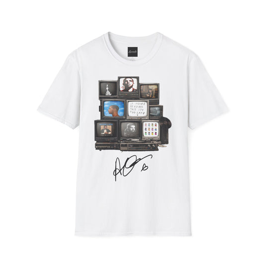 Drake Retro TV Stack Collage T-Shirt