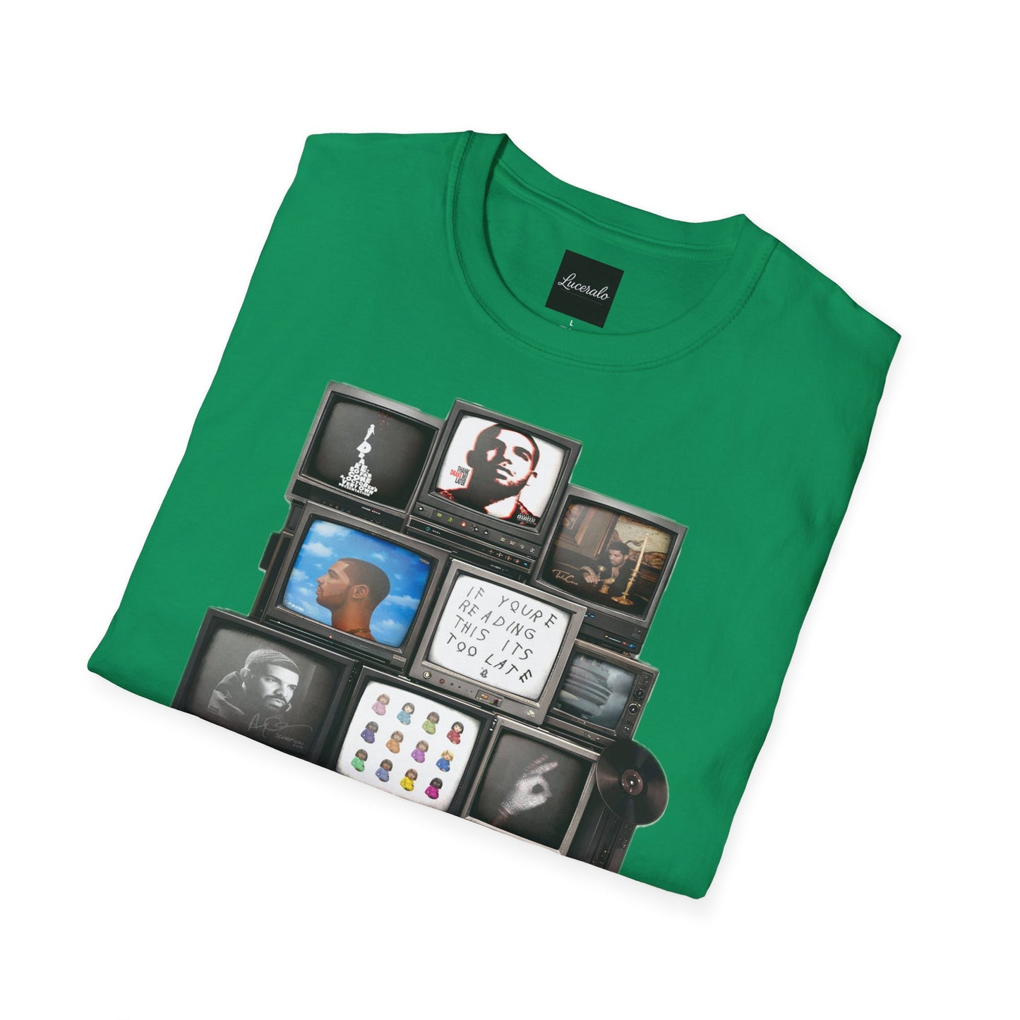 Drake Retro TV Stack Collage T-Shirt