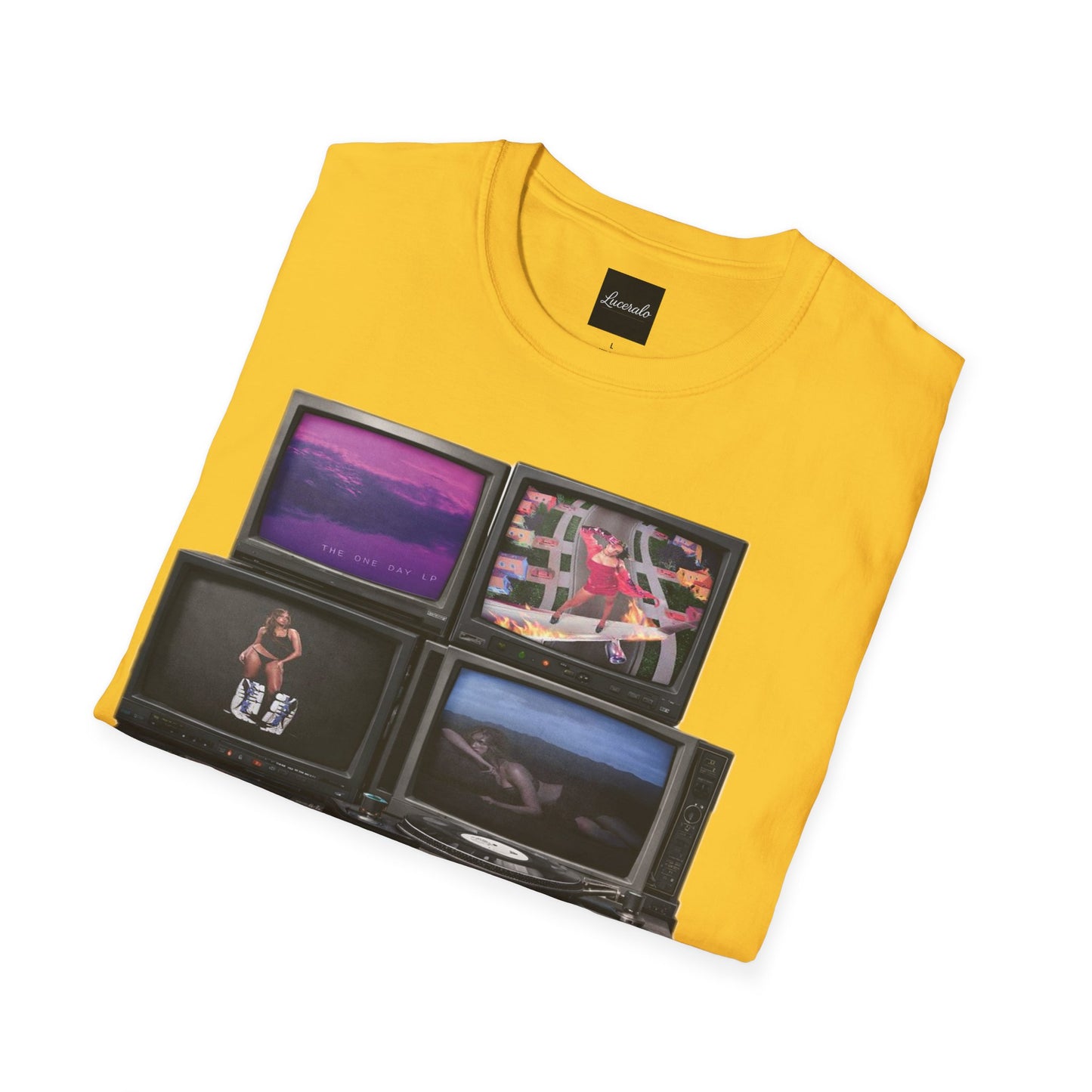 Tate Mcrae Retro TV Stack Collage T-Shirt