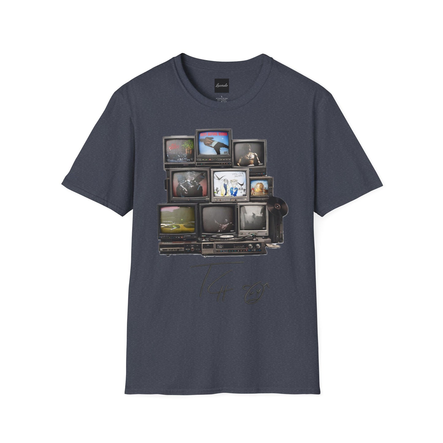 Travis Scott Retro TV Stack Collage T-Shirt