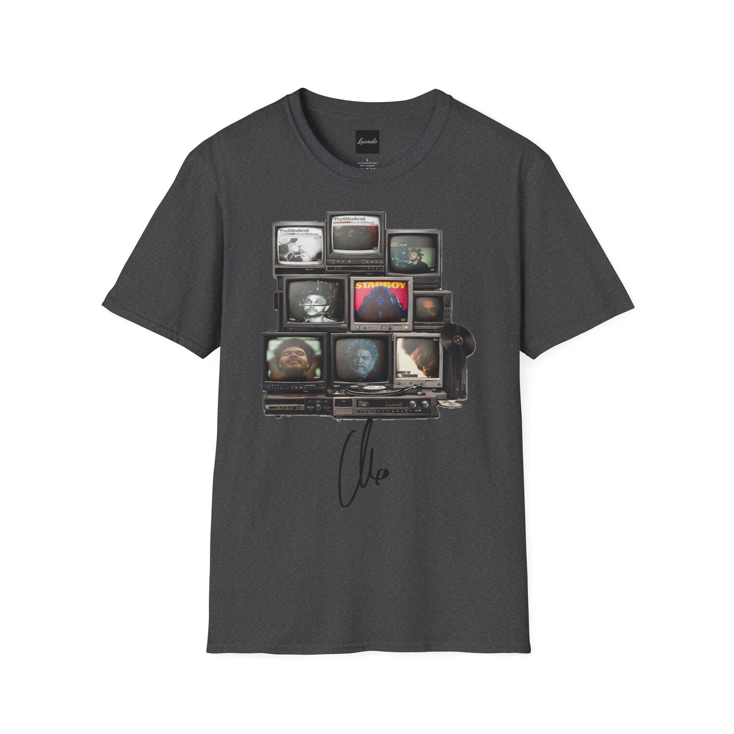 Abel Retro TV Stack Collage T-Shirt