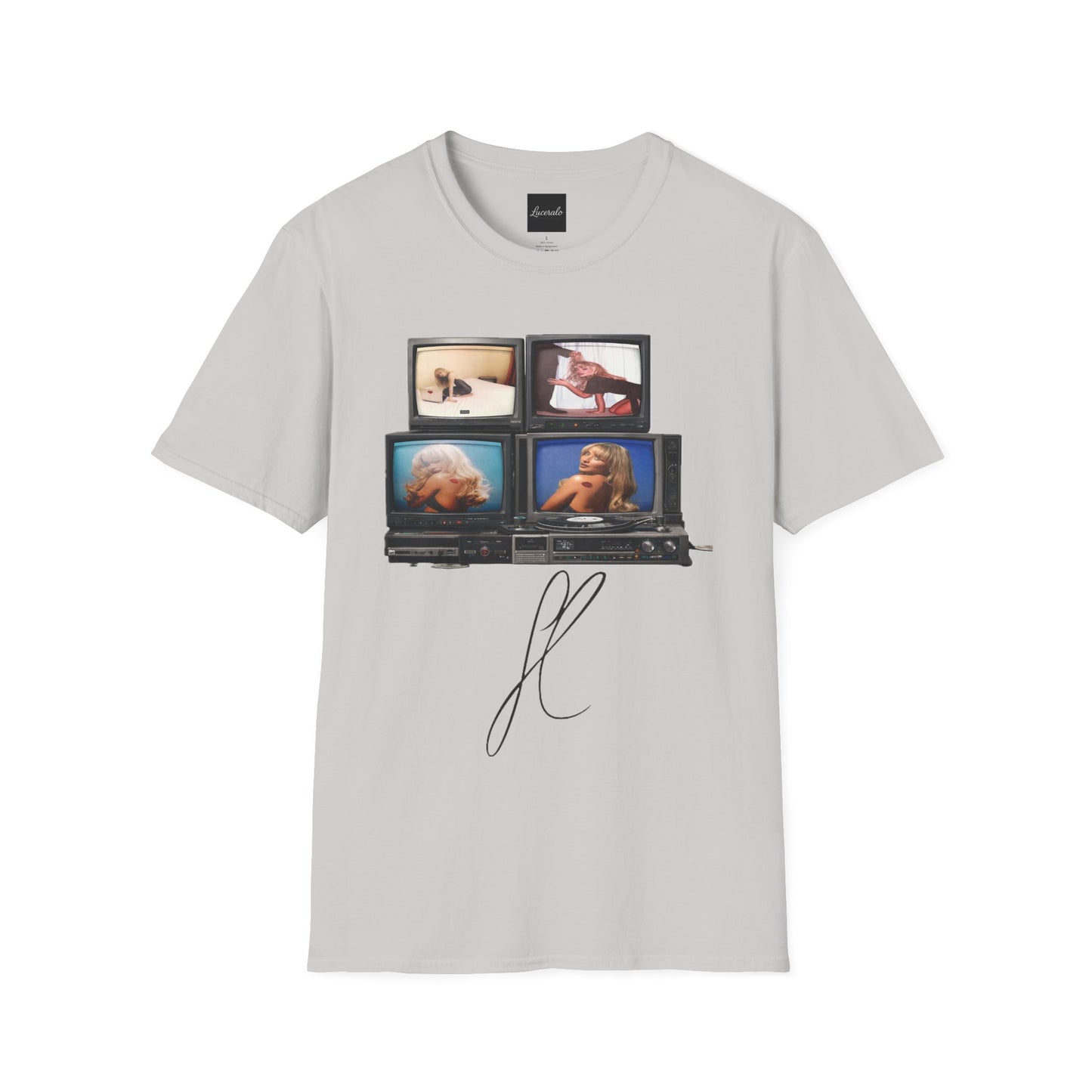Espresso Era Retro TV Stack Collage T-Shirt