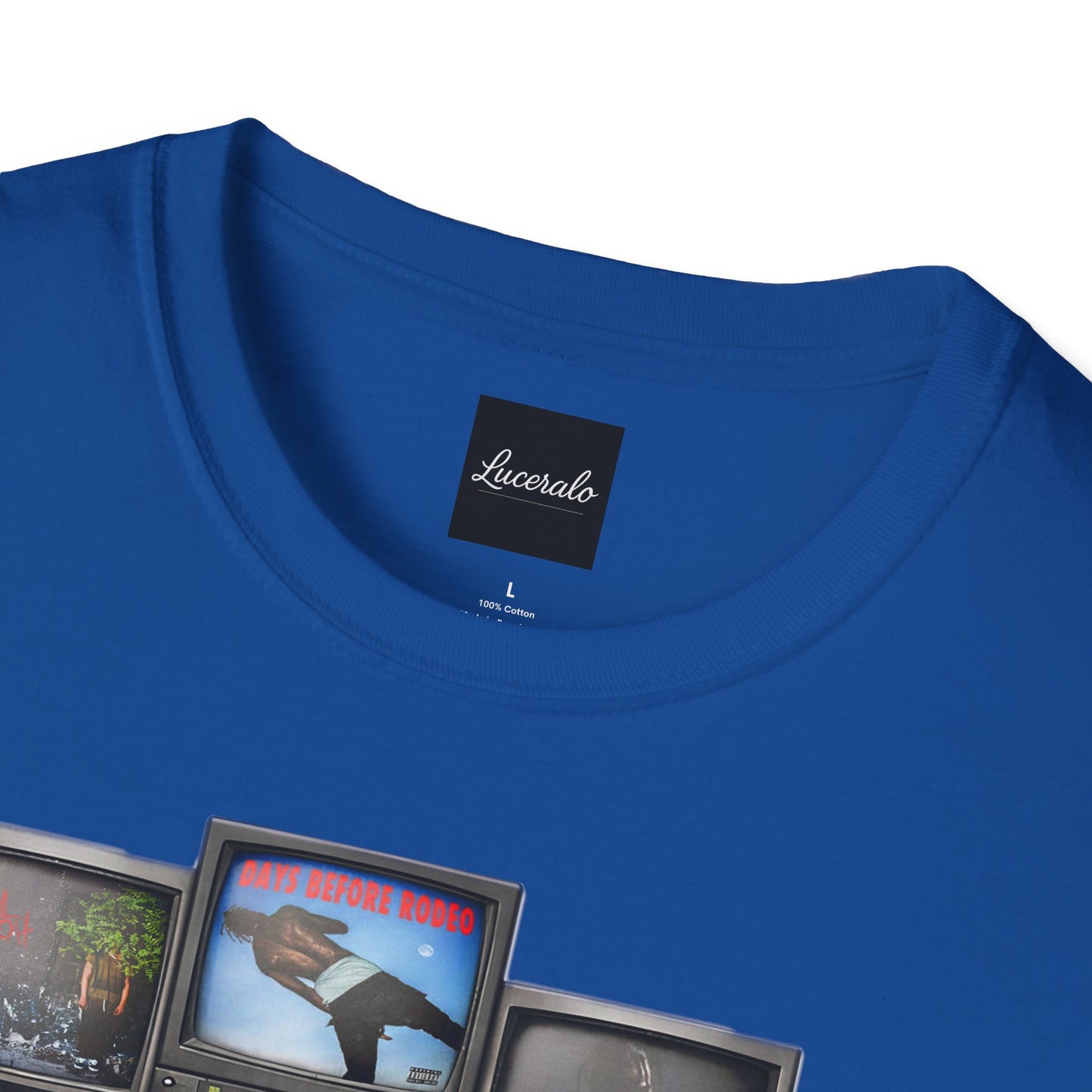 Travis Scott Retro TV Stack Collage T-Shirt